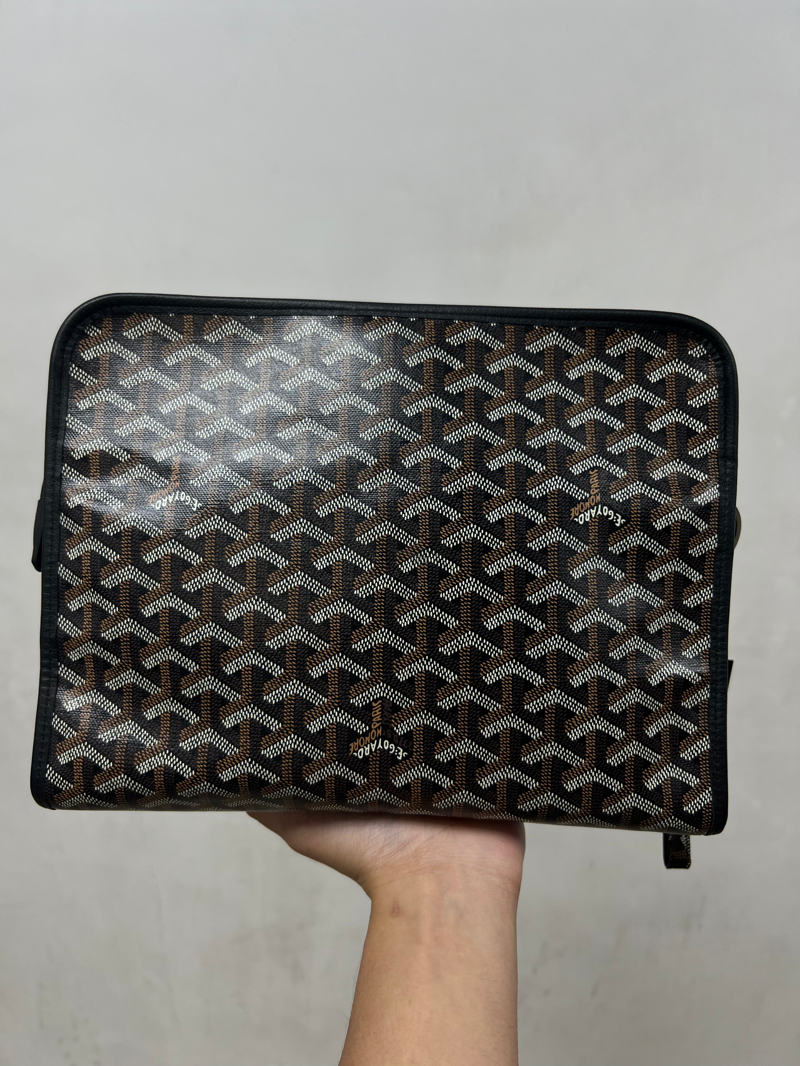 Goyard Jouvence MM Black W Strap Bag
