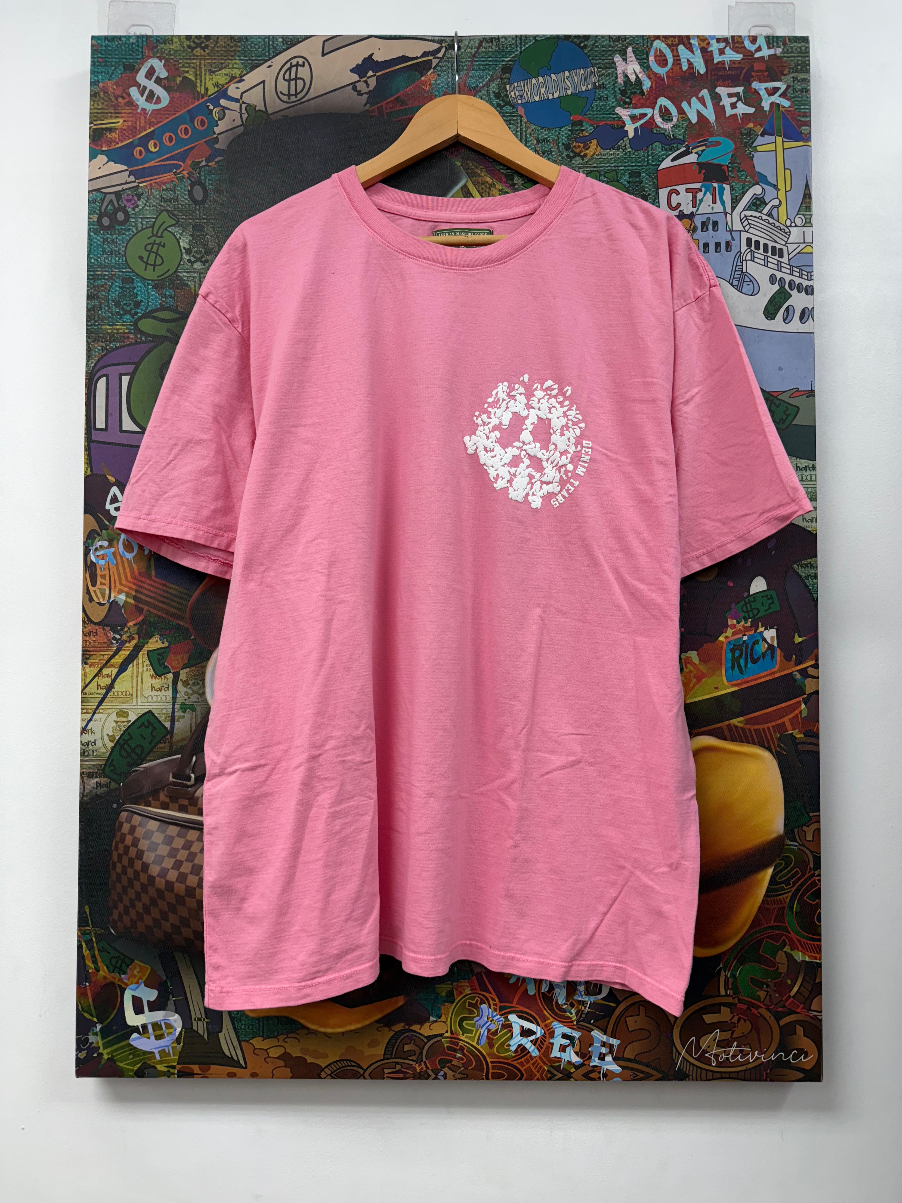 Denim Tears University Pink White Tee