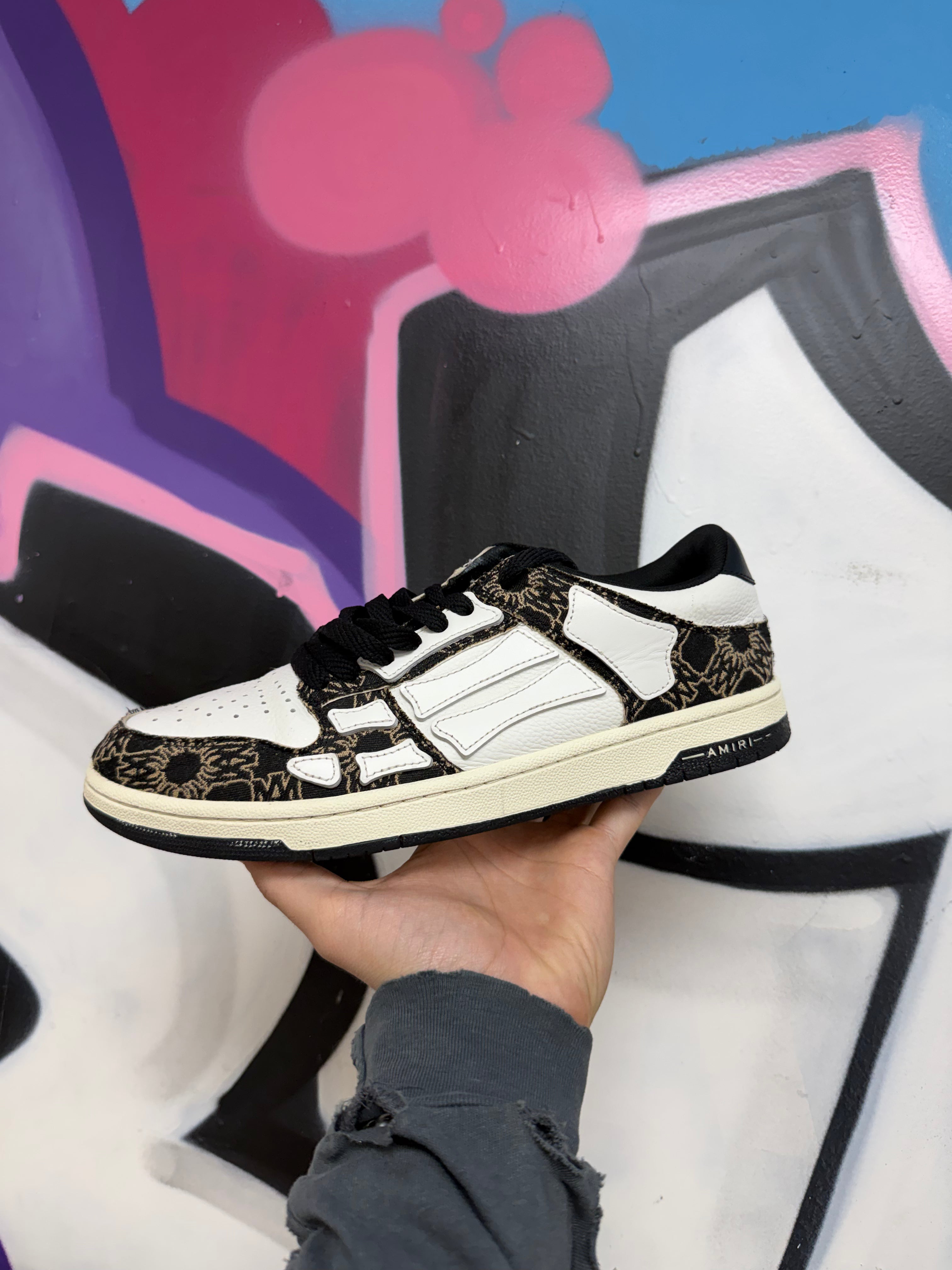 Amiri Skel Low MA Logo Sneakers