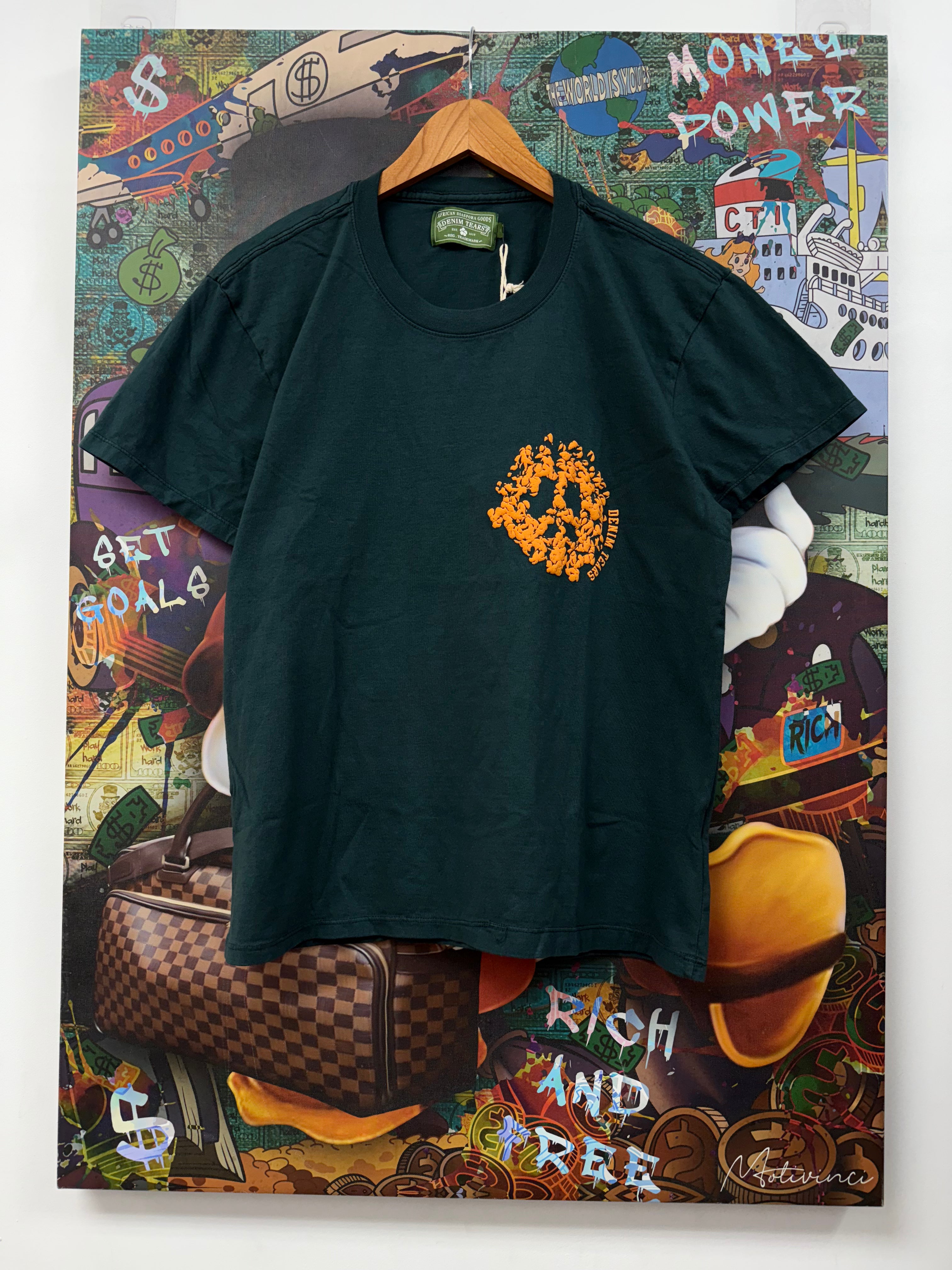 Denim Tears University Green Yellow Tee