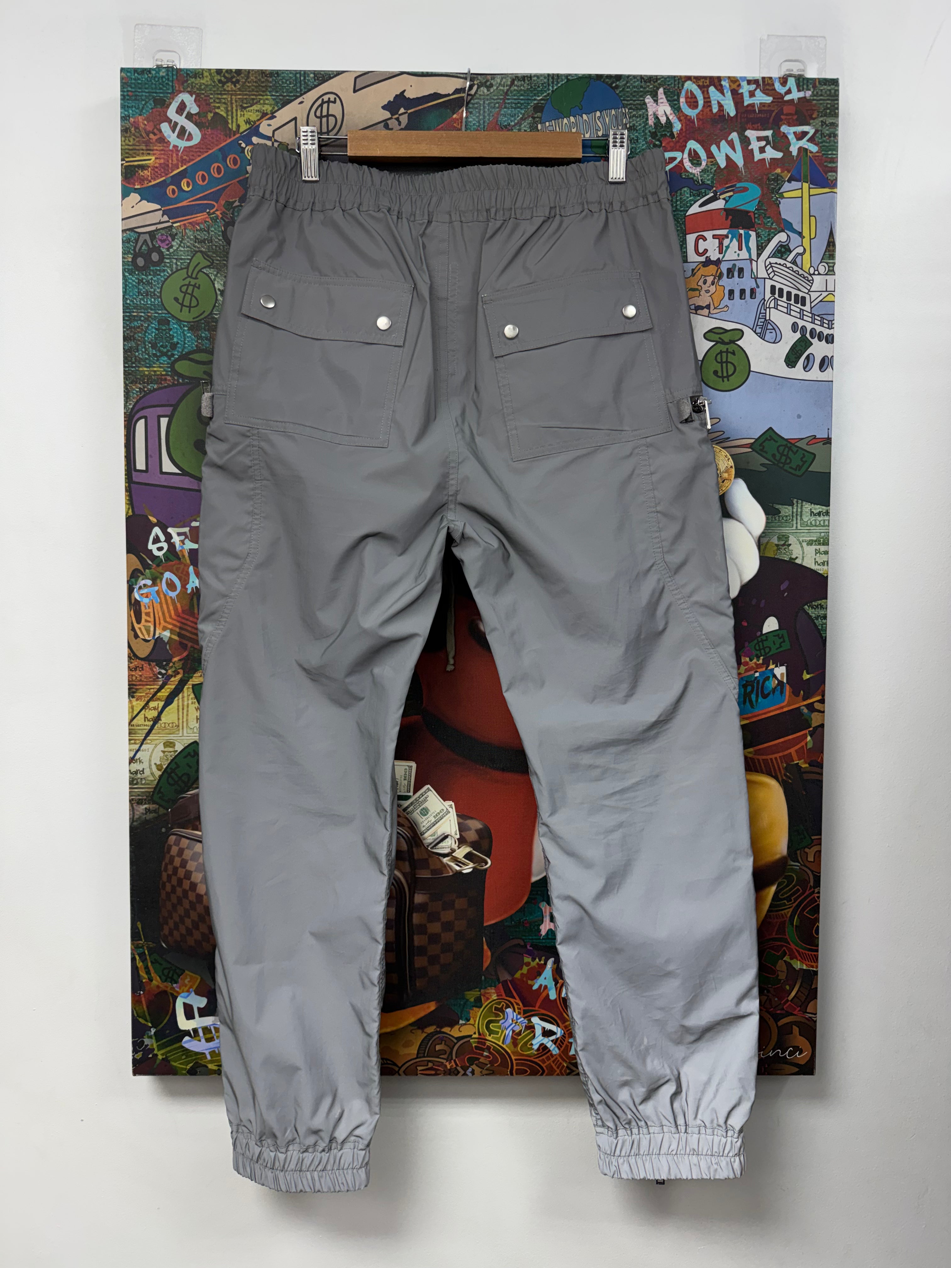 Rick Owens Grey 3M Bauhaus Cargo Pants