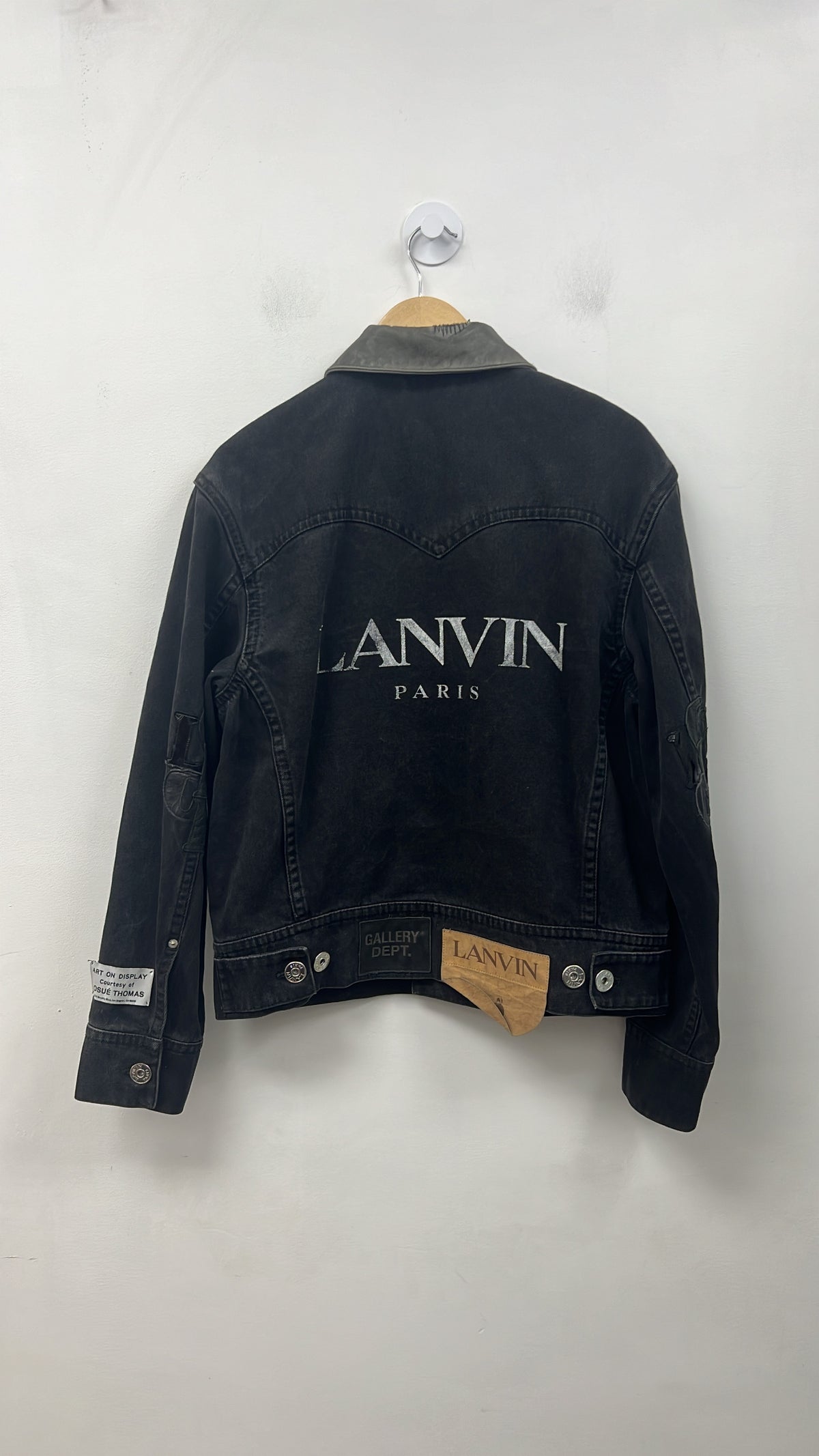 Lanvin x Gallery Dept Black Patches Denim Jacket
