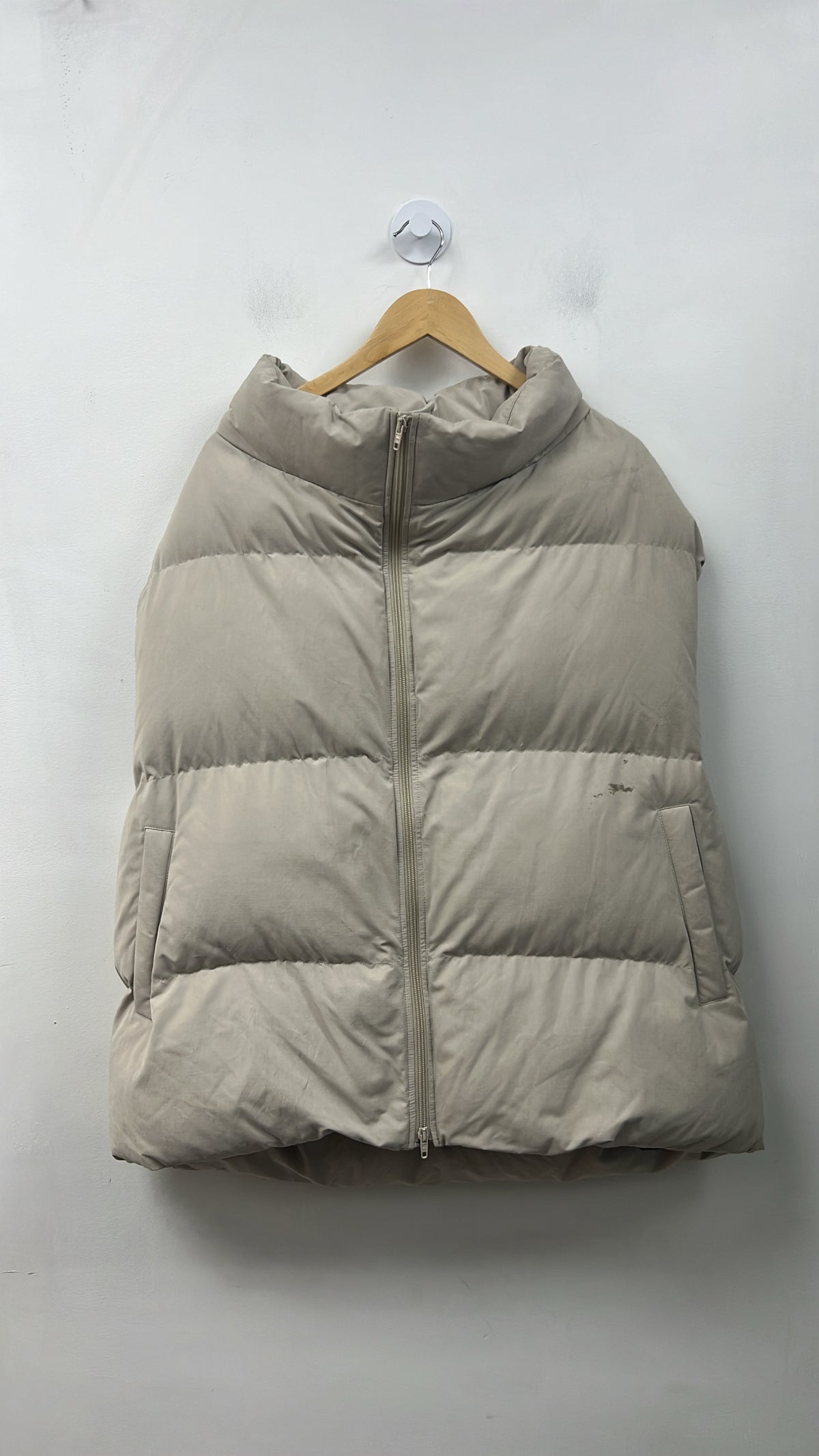 Balenciaga Technical Light Beige Puffer Vest