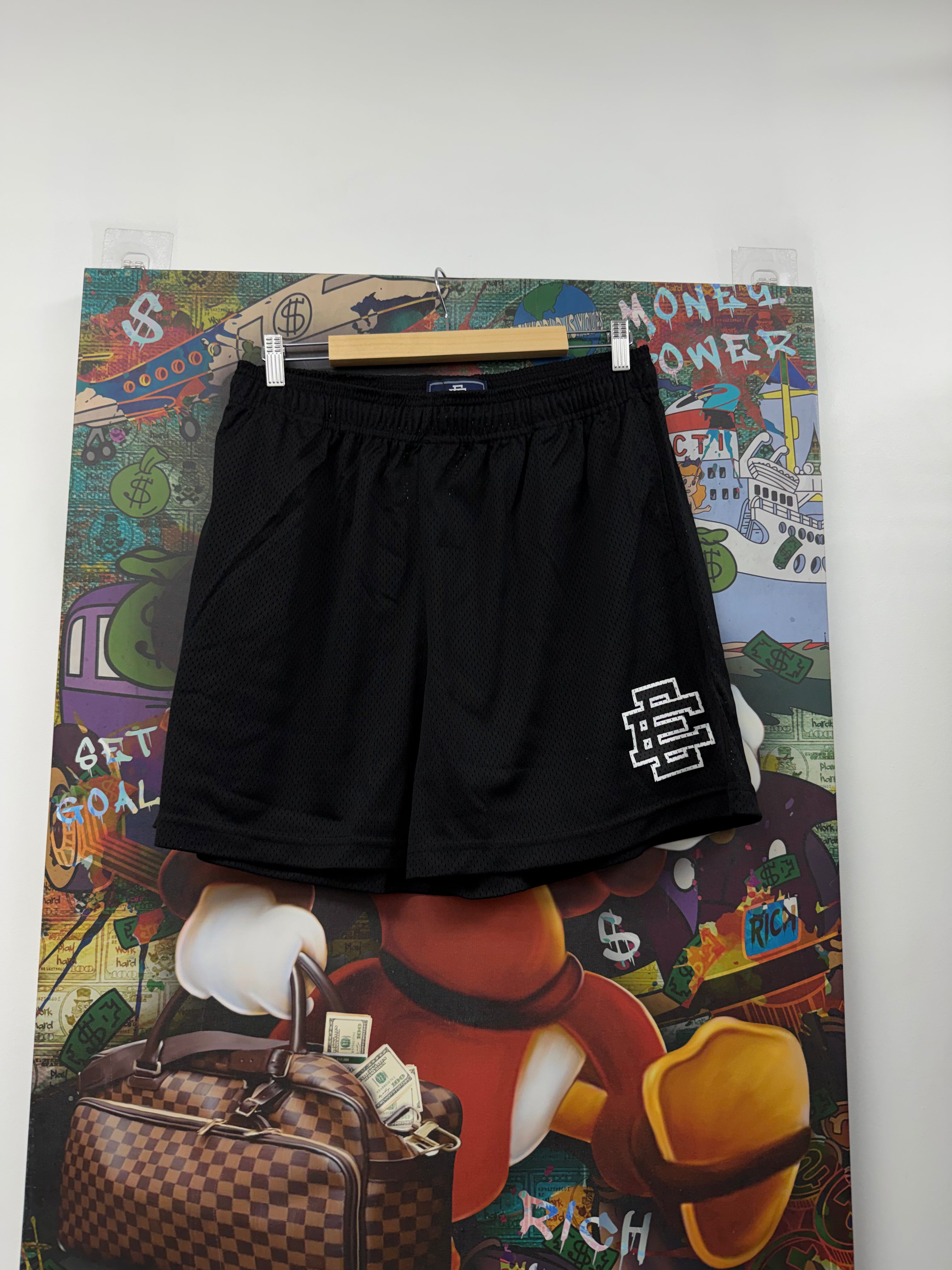 Eric Emanuel Black White Shorts