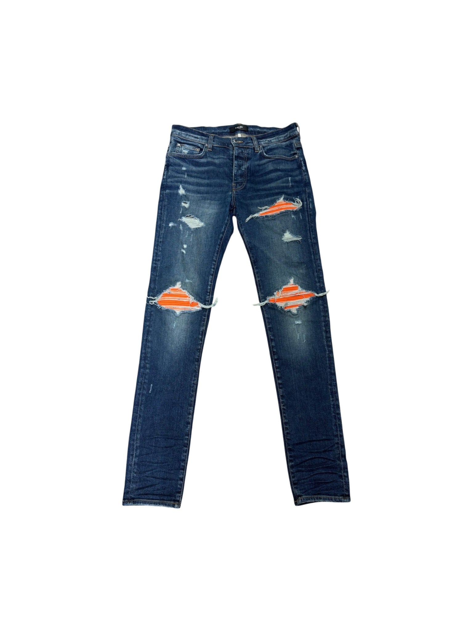 Amiri "MX1" Classic Patch Deep & Orange Jeans