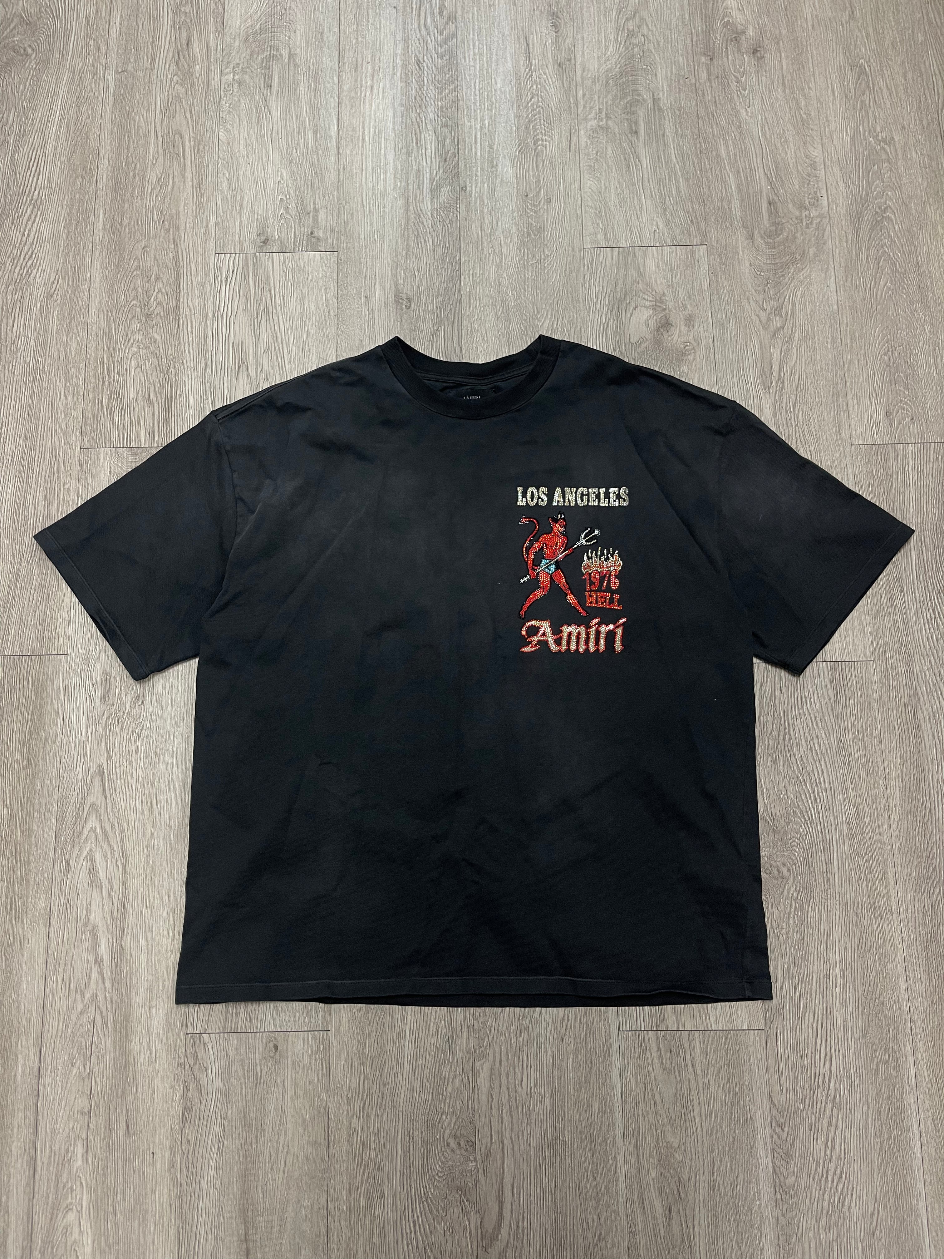 Amiri Crystal Sinners Tee
