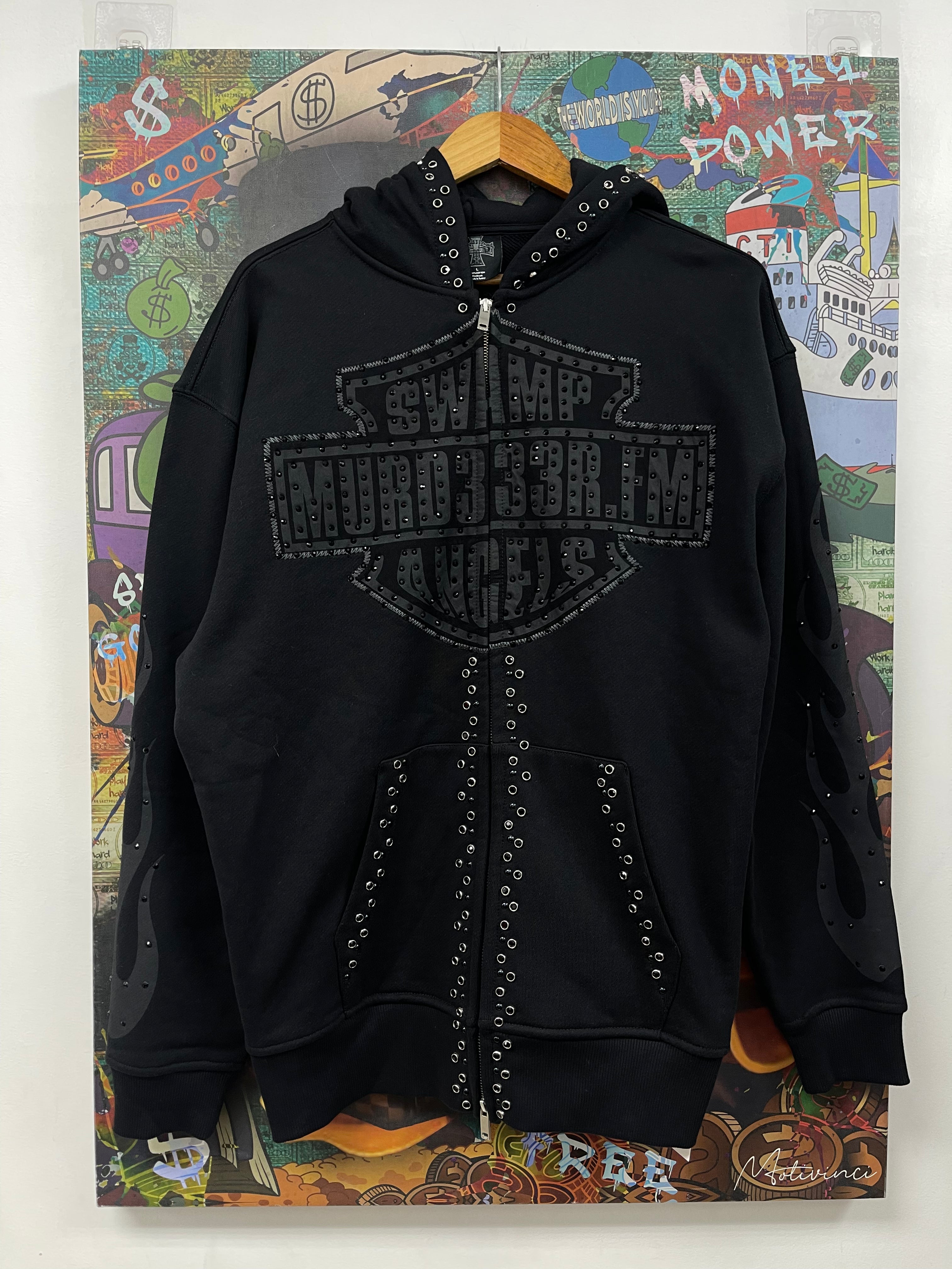 Murder FM Black Chopper Zip Up