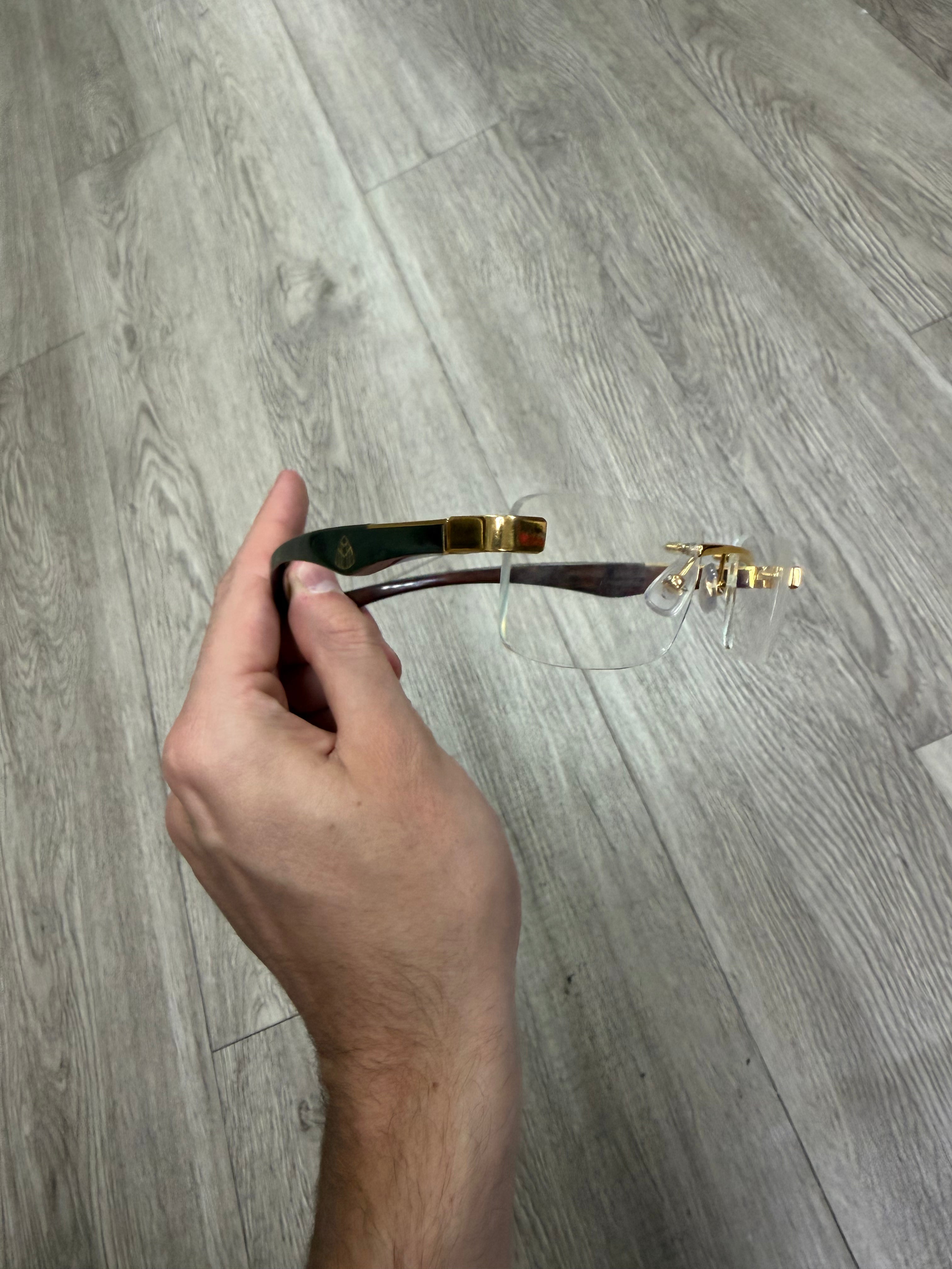 Maybach Glasses Olive Used OS N/A