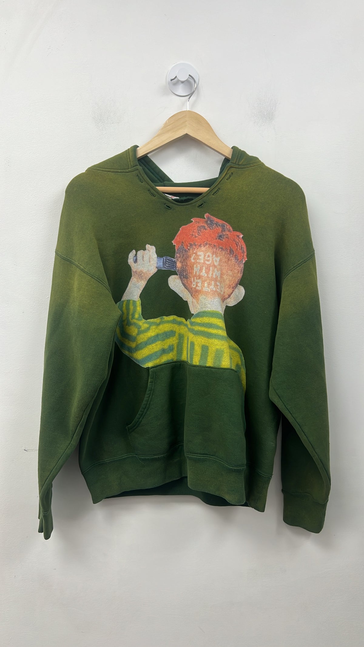 Better With Age Green Besmirch Hoodie