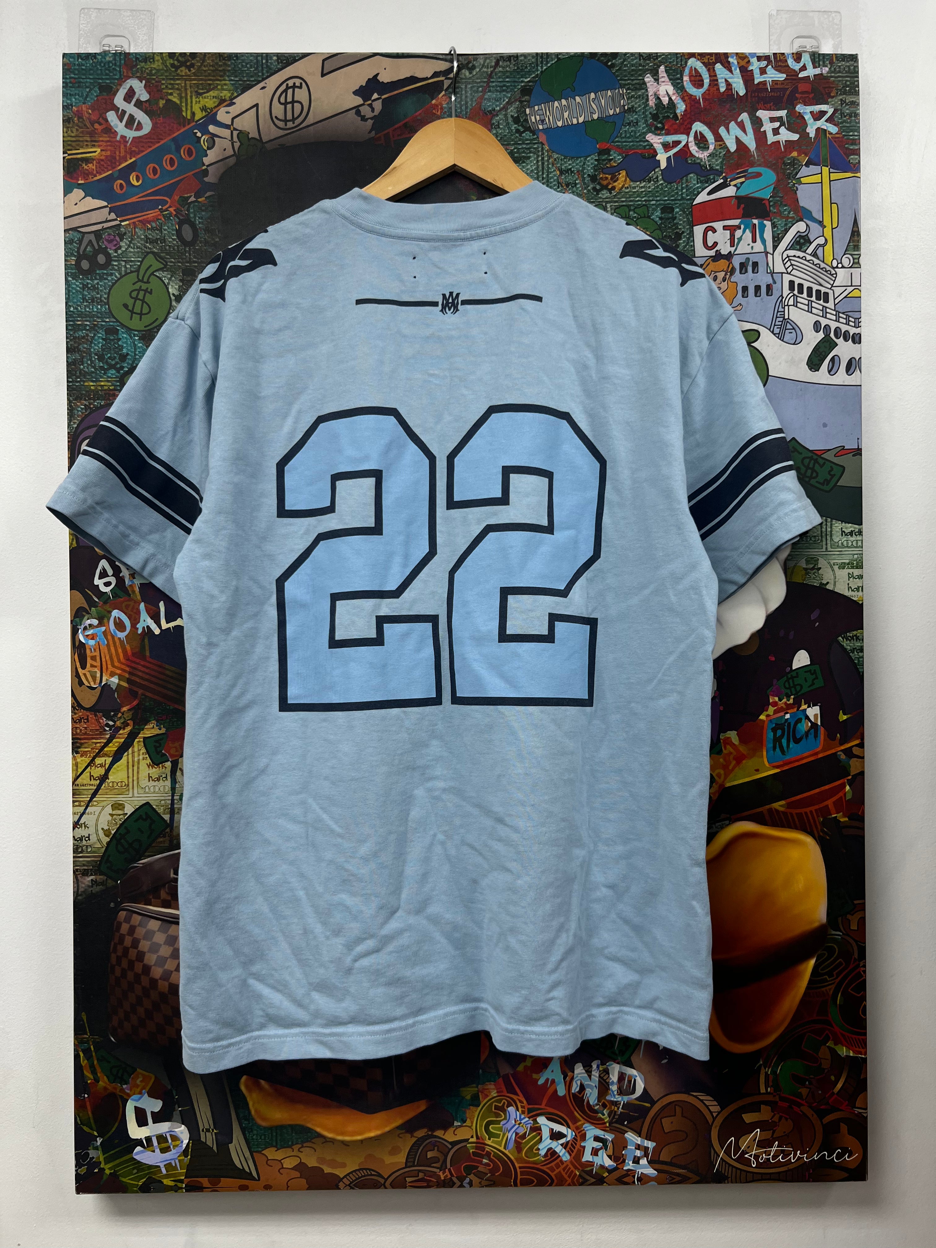 Amiri Blue 22 Skater Tee