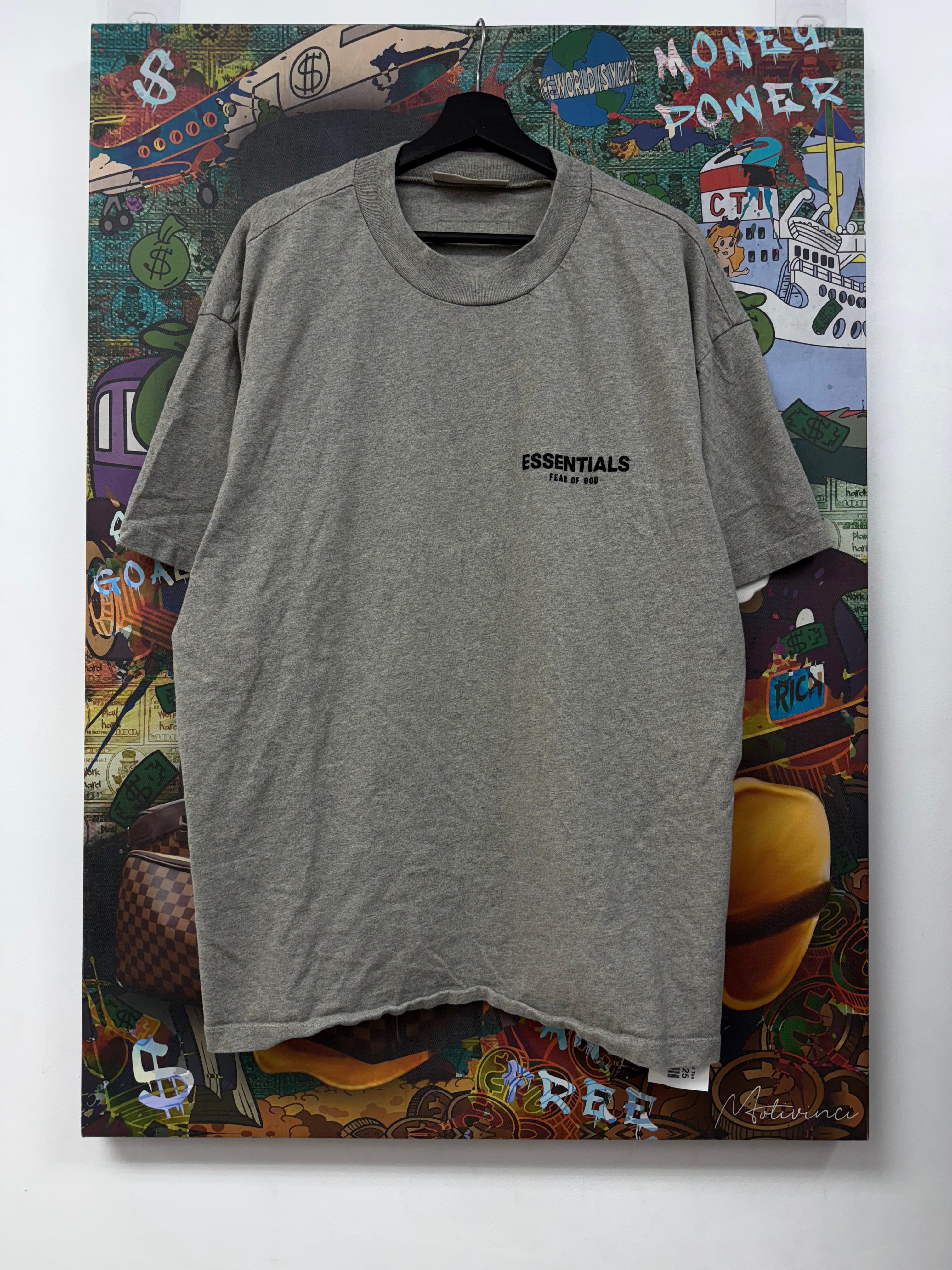 Essentials Dark Oatmeal Tee