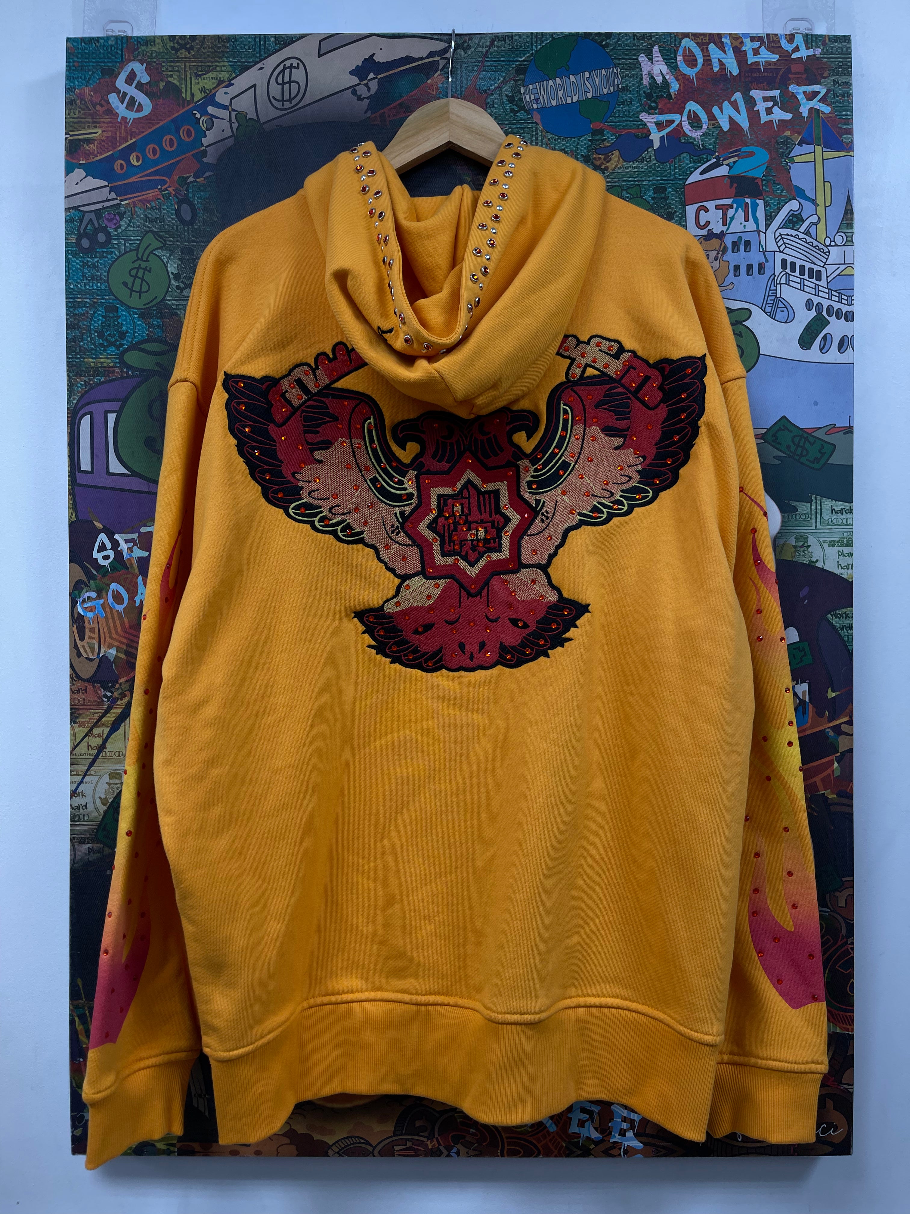 Murder FM Orange Chopper Zip Up