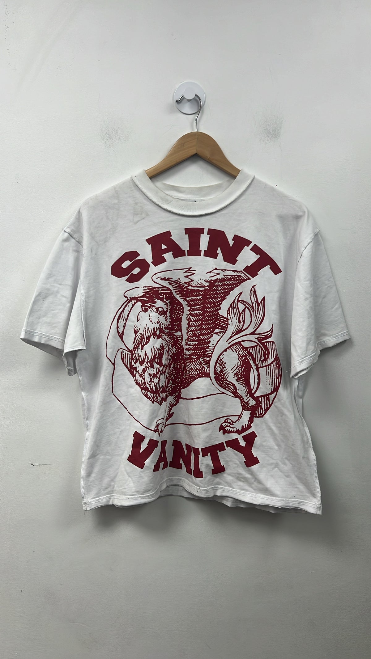 Saint Vanity White Red Griffin Tee