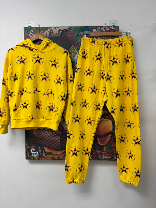 Denim Tears Star Sweatsuit Yellow Used Medium N/A