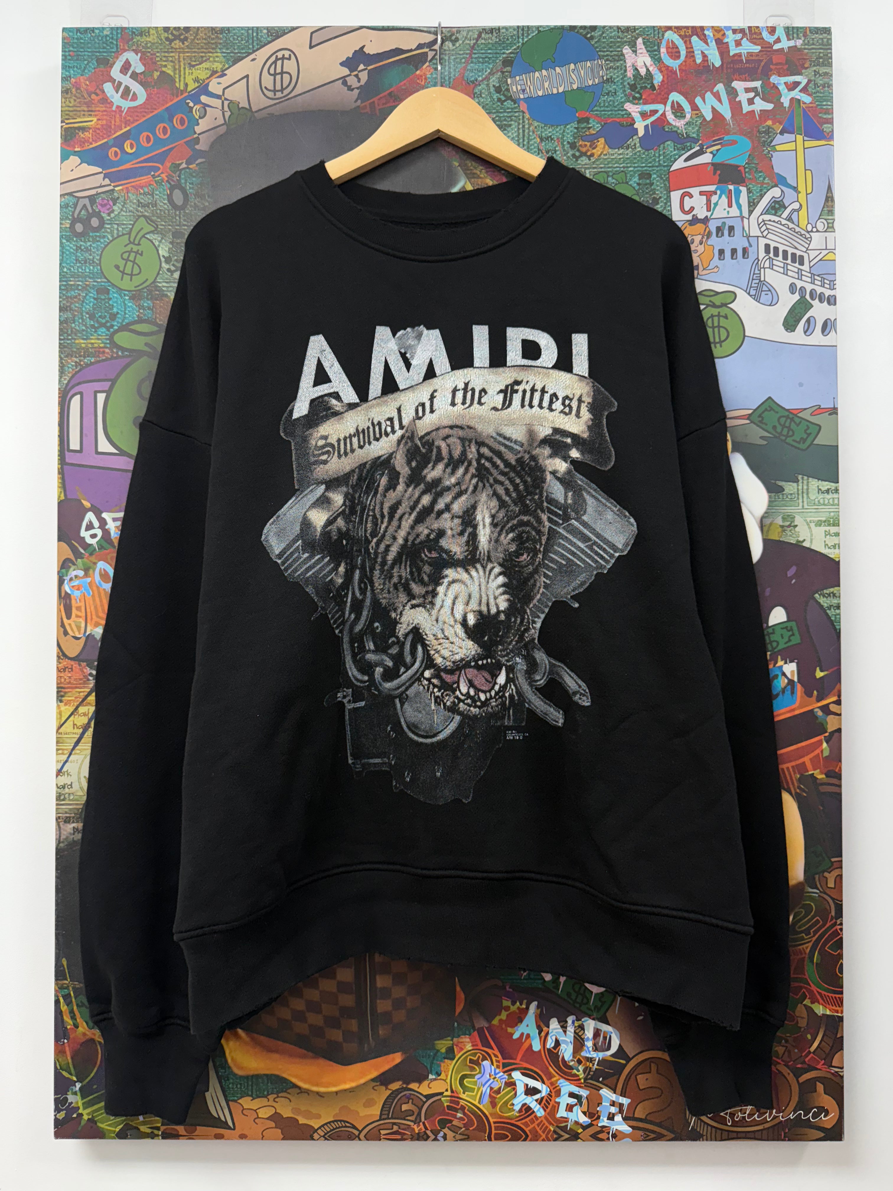 Gucci Bulldog Crewneck Black Sweater