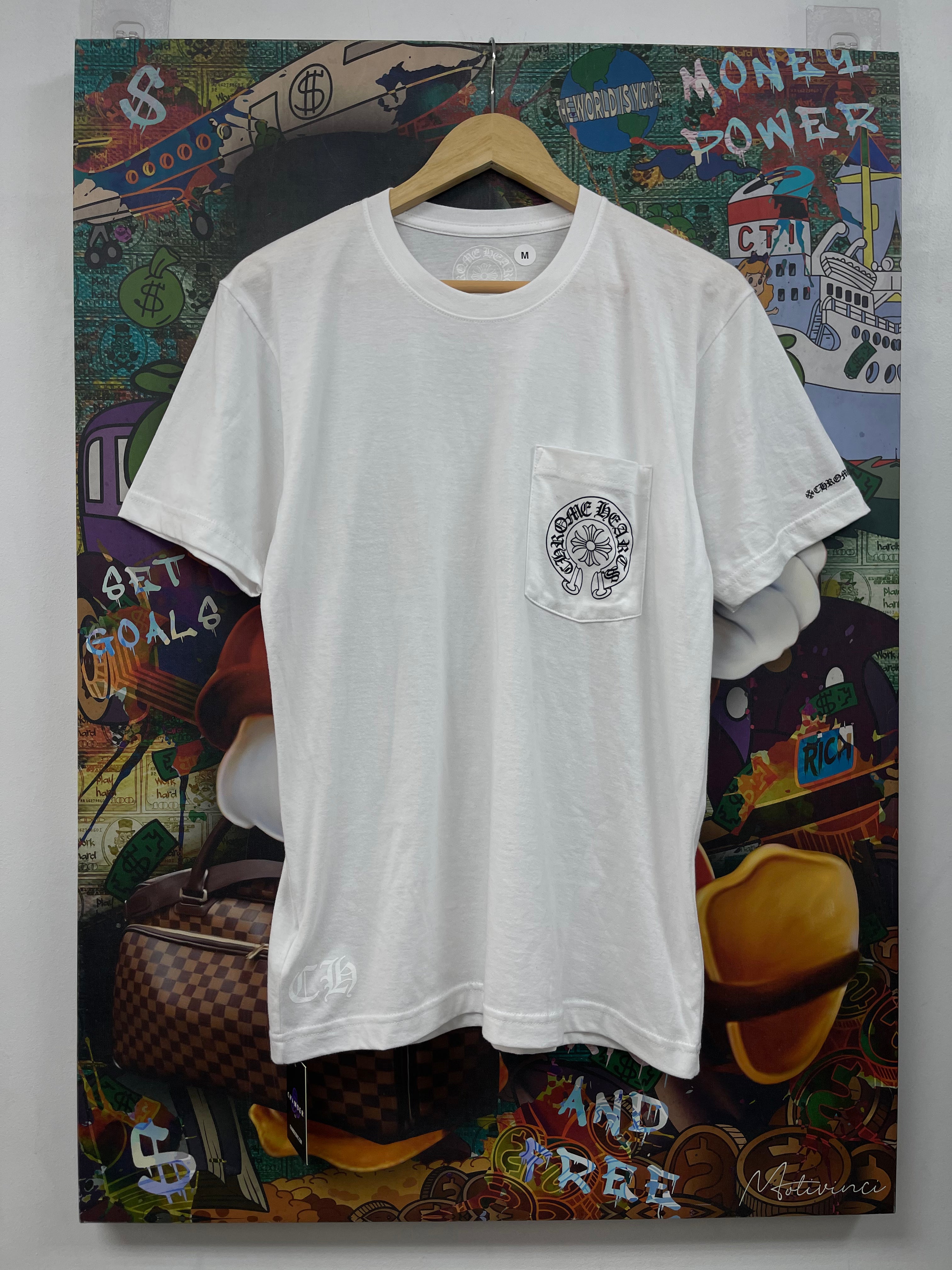 Chrome  Hearts White New York Horseshoe Tee