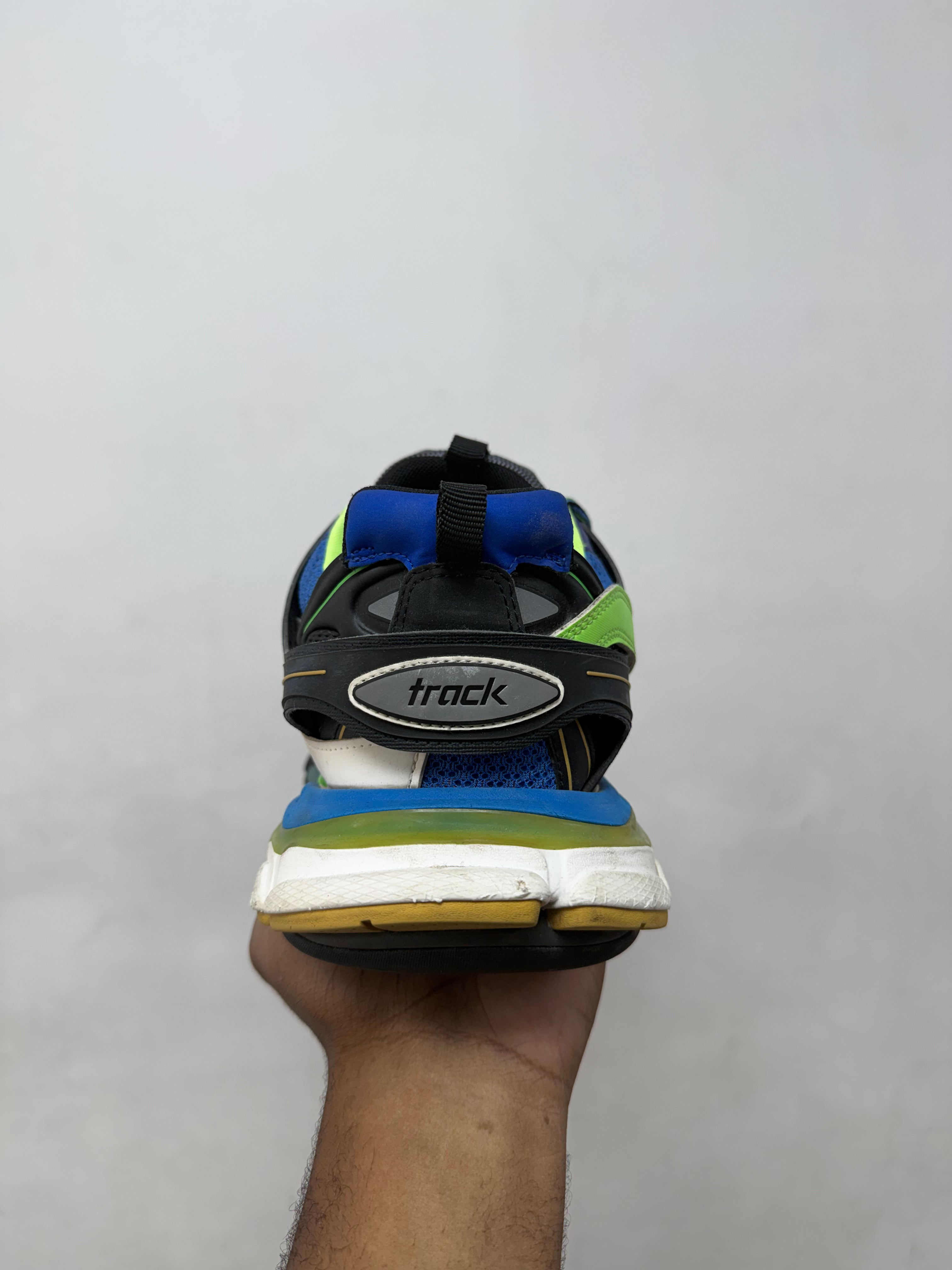 Balenciaga Blue Green Track Sneakers