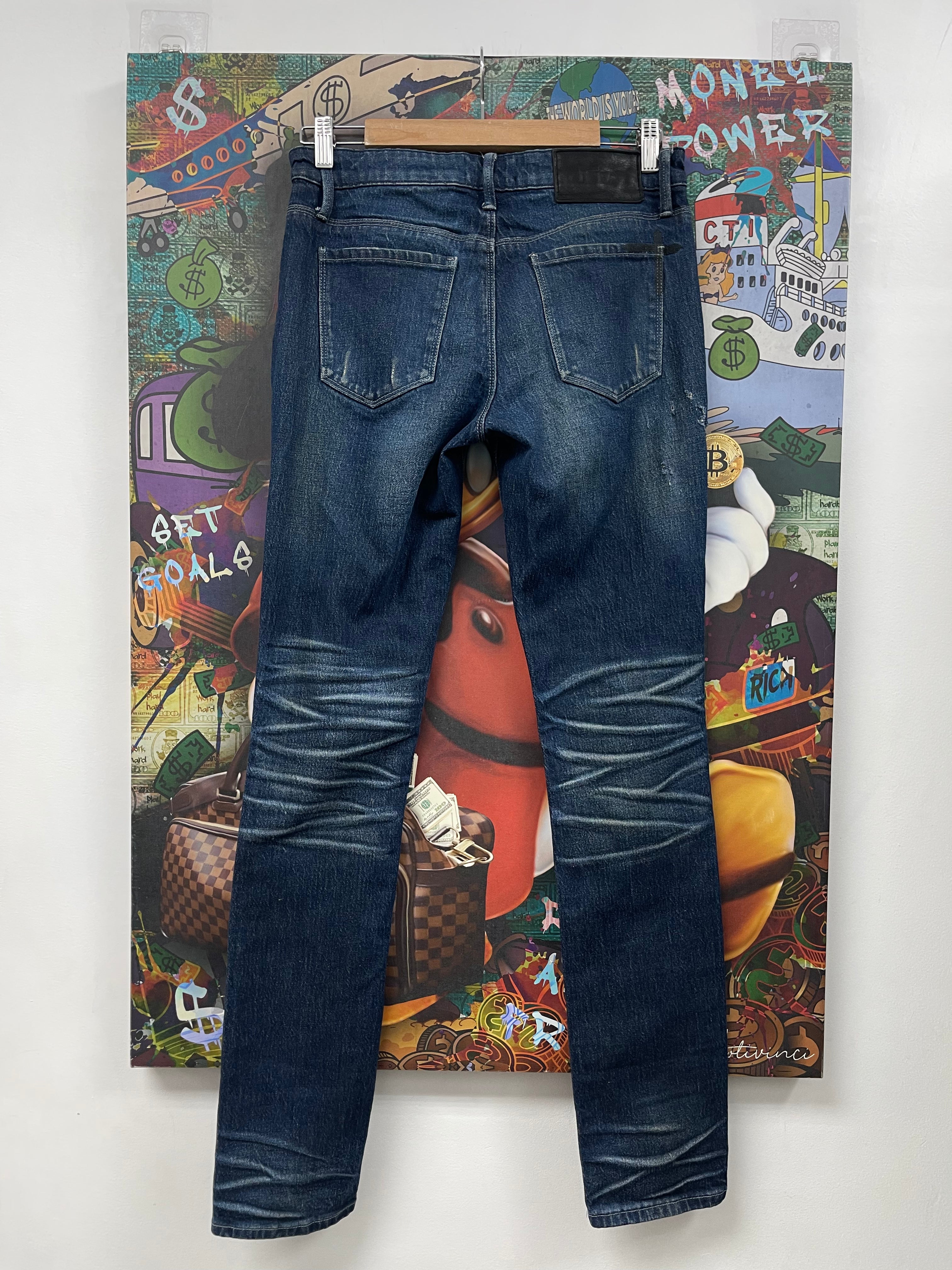 RTA Dark Wash Plain Jeans