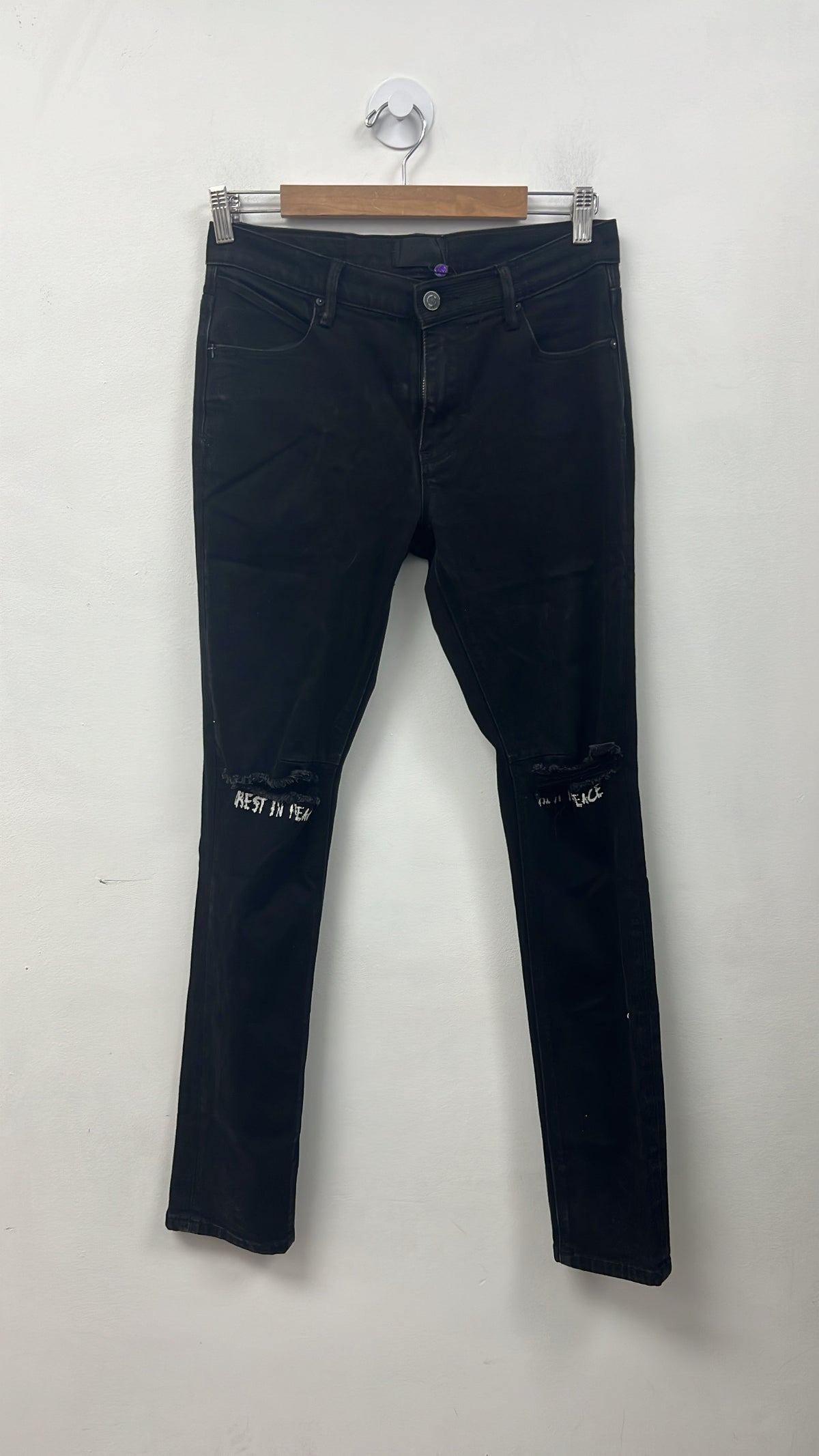 RTA Black RIP Ripped Jeans