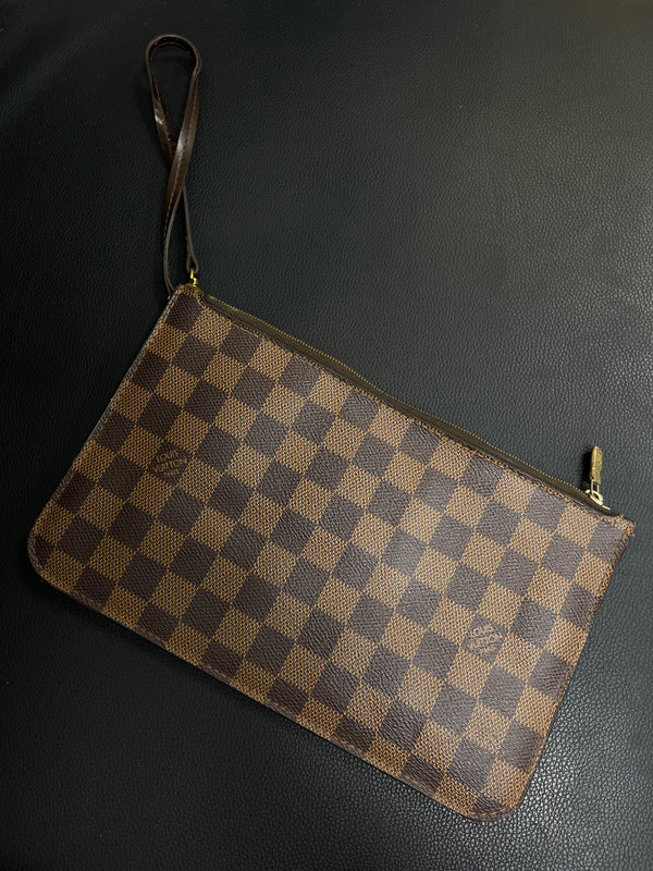 Louis Vuitton Brown Damier Monogram Pouch Bag