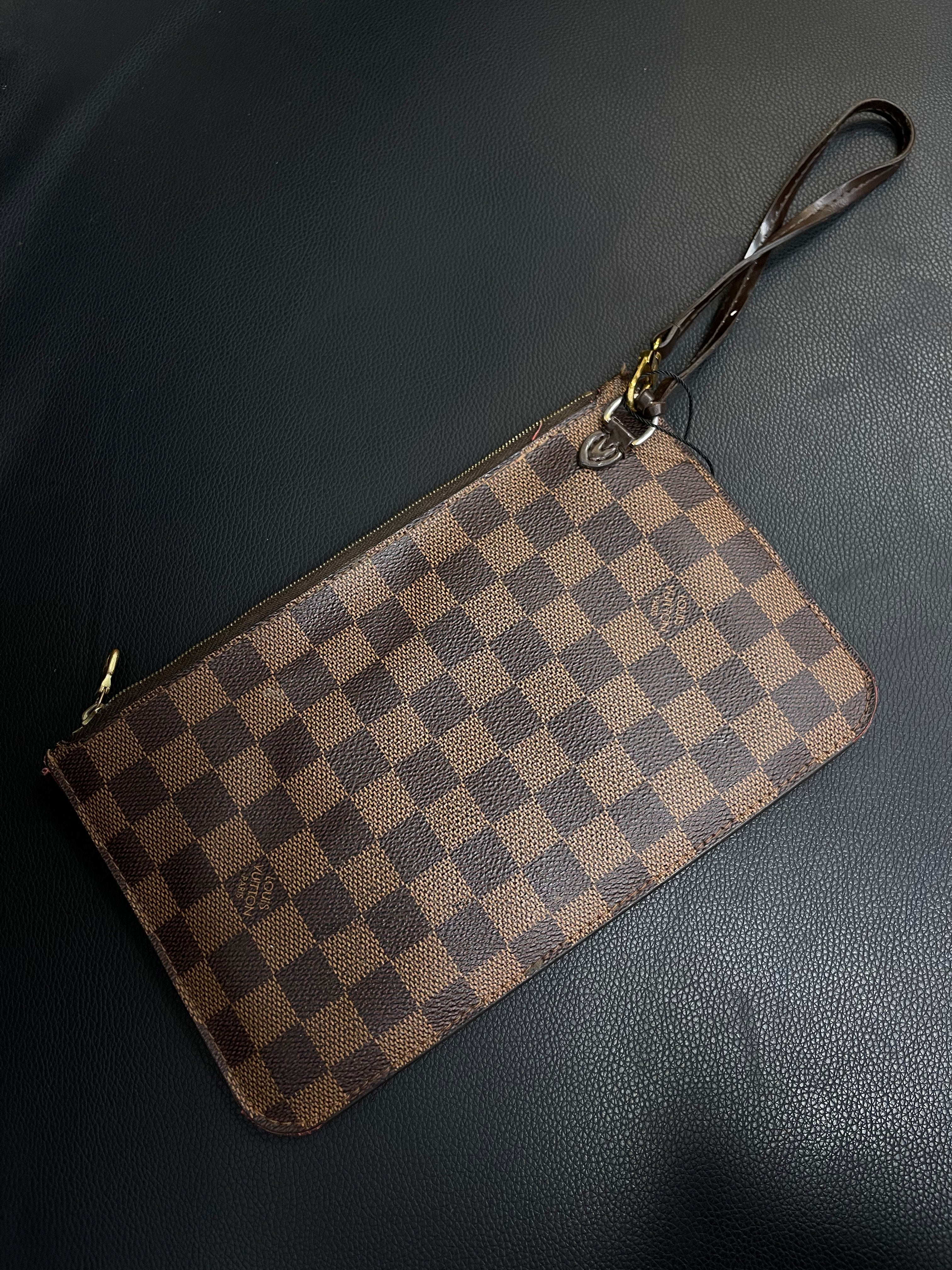 Louis Vuitton Brown Damier Monogram Pouch Bag