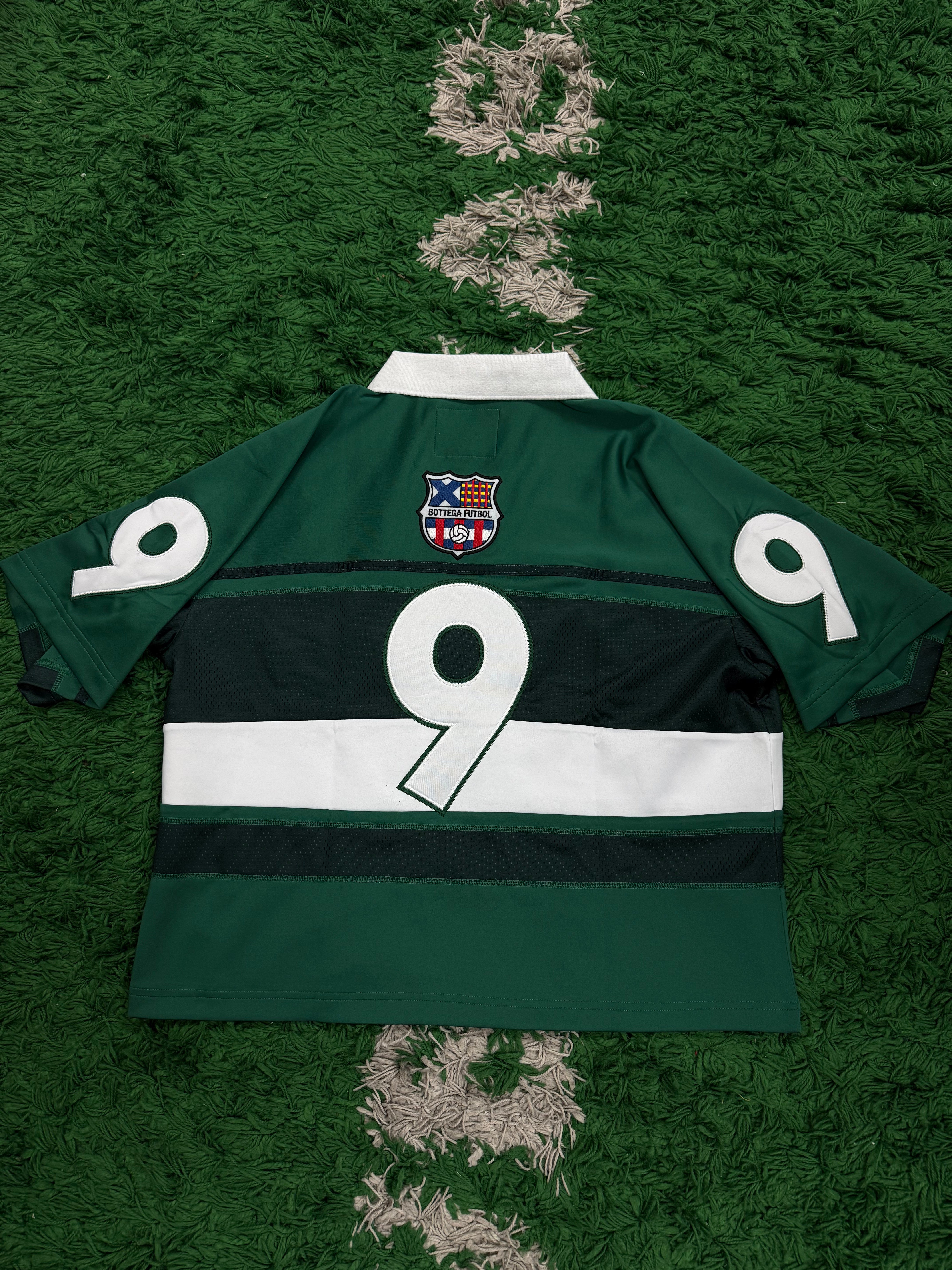 Bottega Desires Rugby Jersey Green White