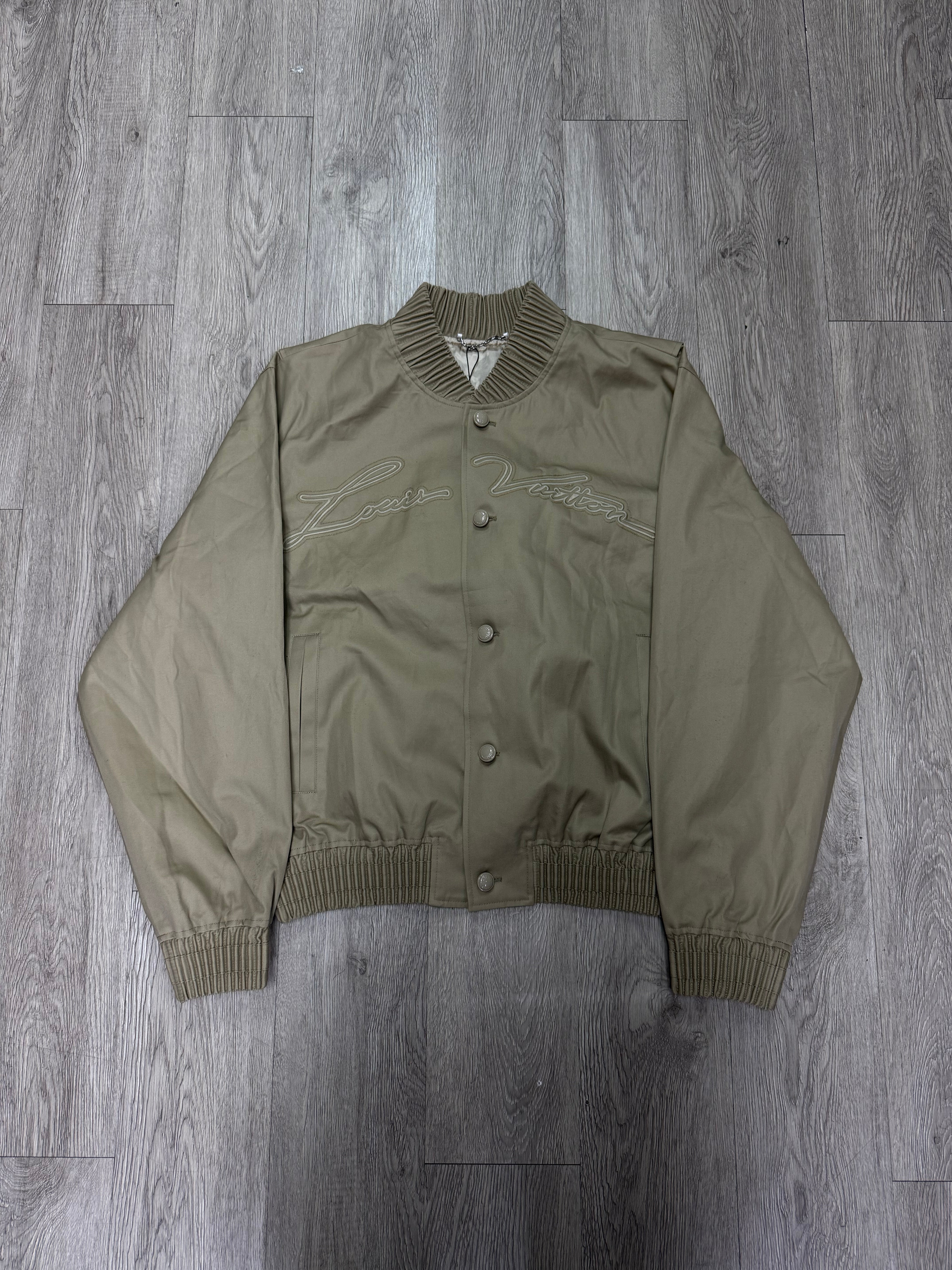 Louis Vuitton Tan Embroidered Logo (50) Jacket