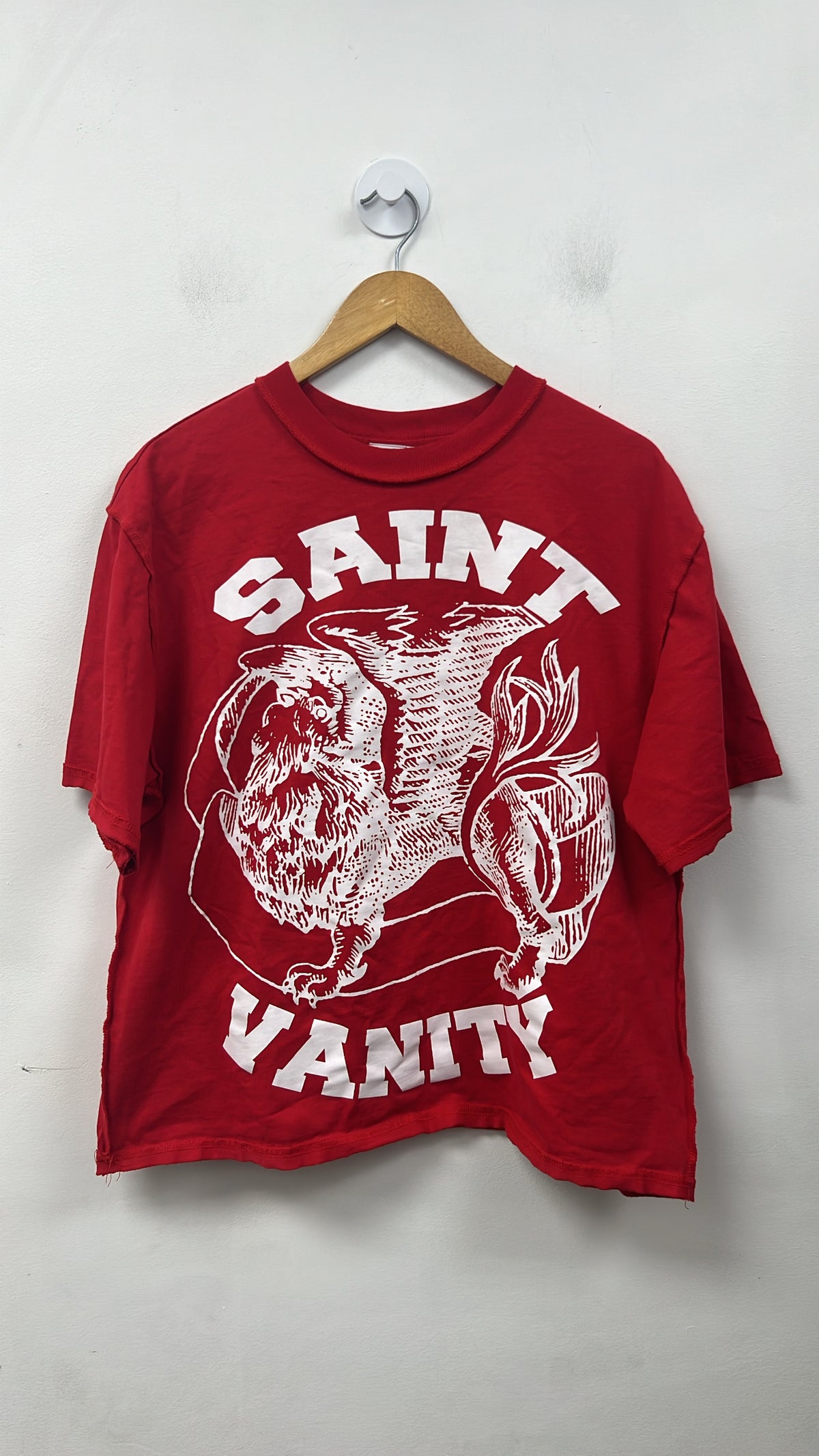 Saint Vanity Red White Griffin Tee
