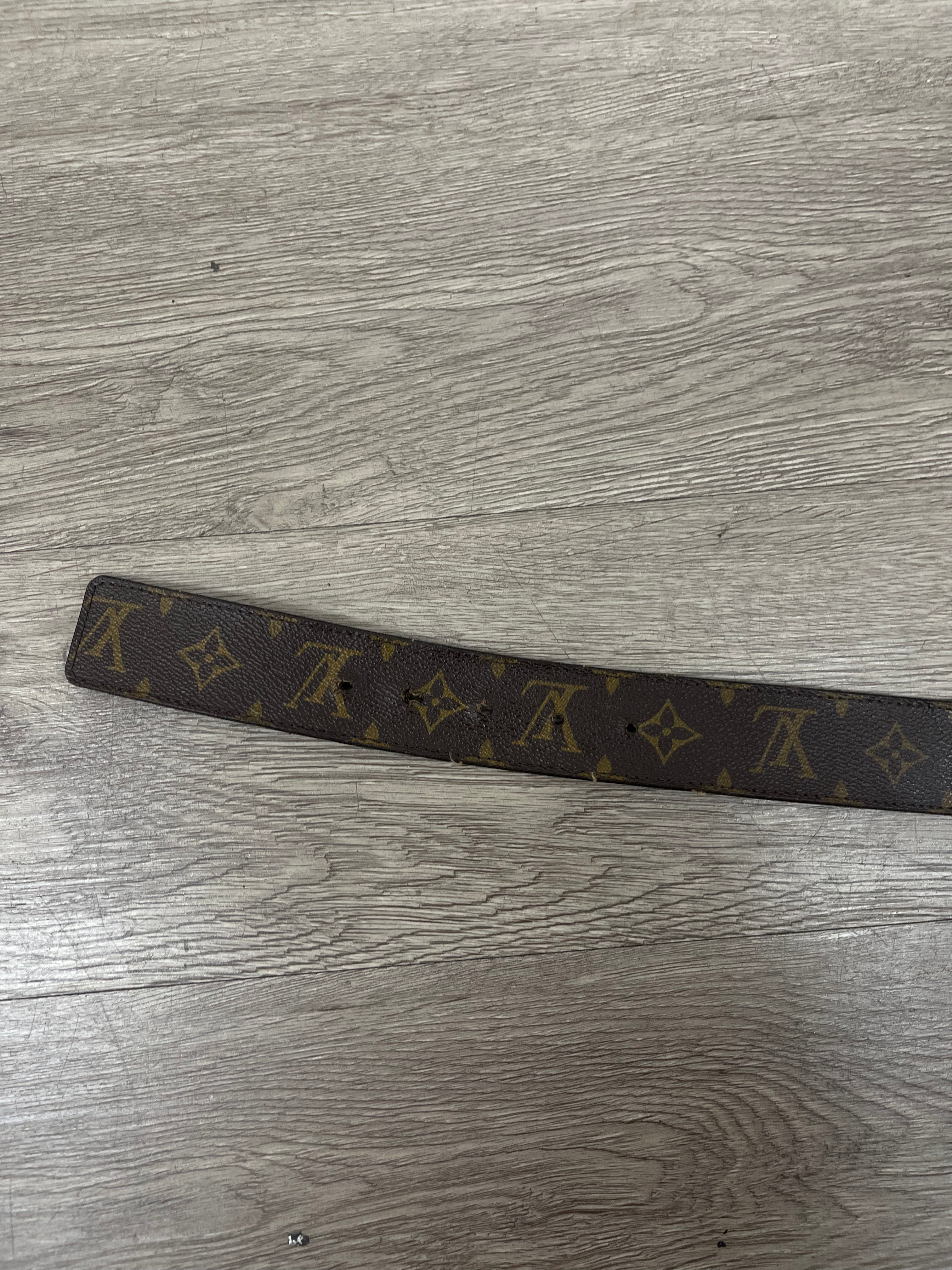 Louis Vuitton Brown Monogram Belt