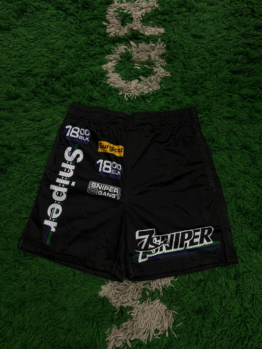 Triple 7 7Sniper Mesh Shorts White (S-XXL) New