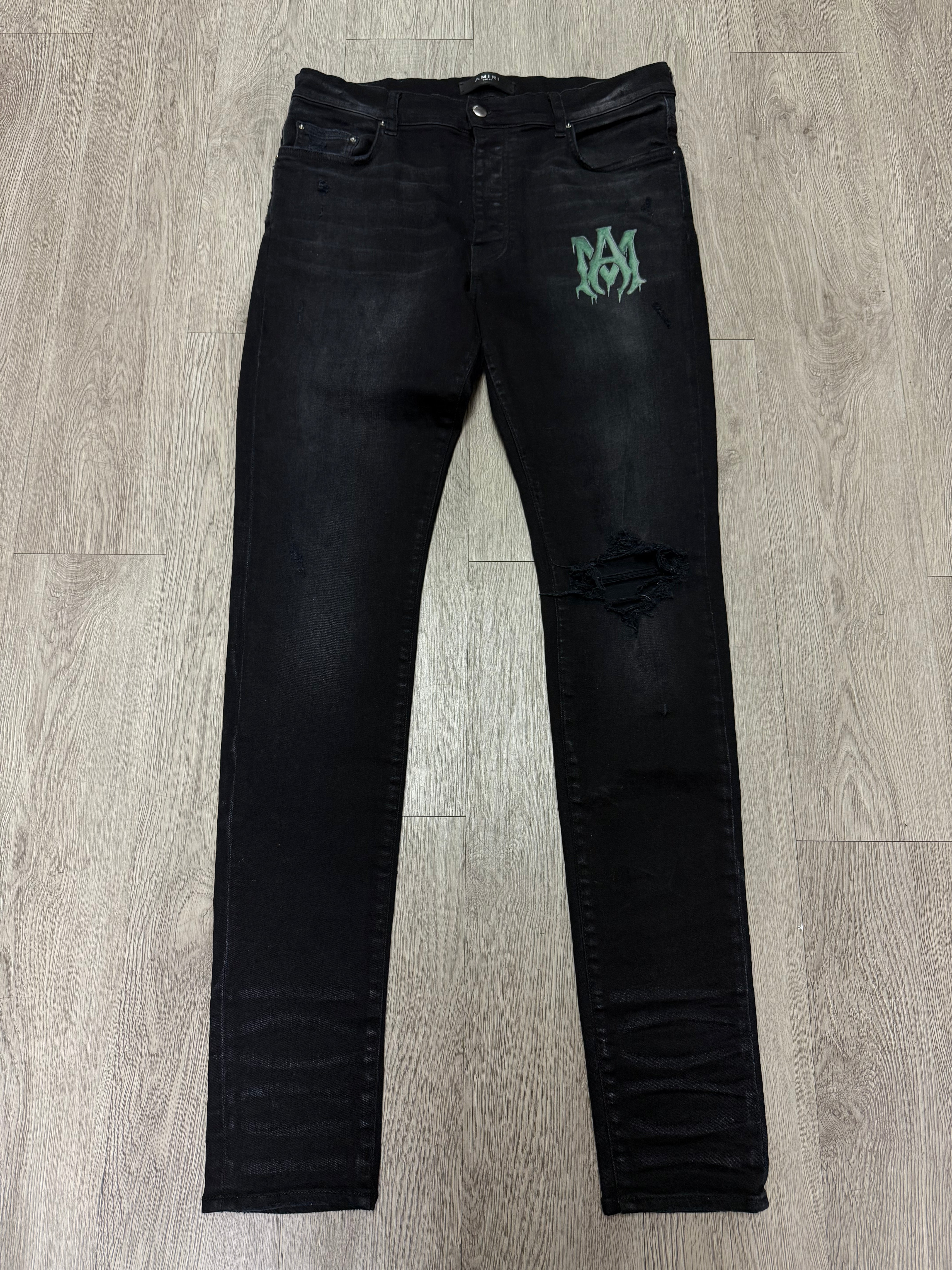 Amiri Black Wash MA Slime Jeans