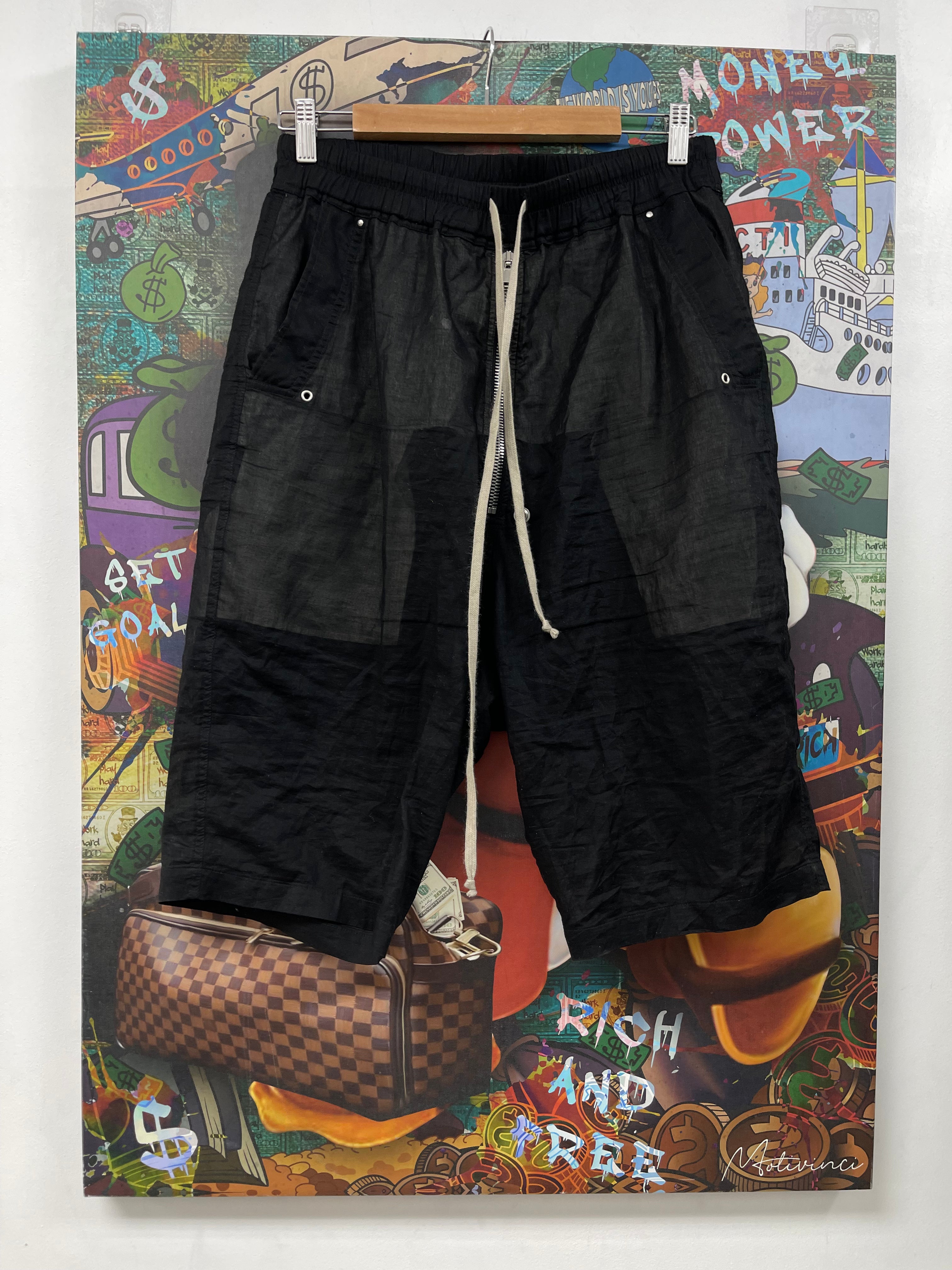 Rick Owens Thin Bela Cargo Shorts