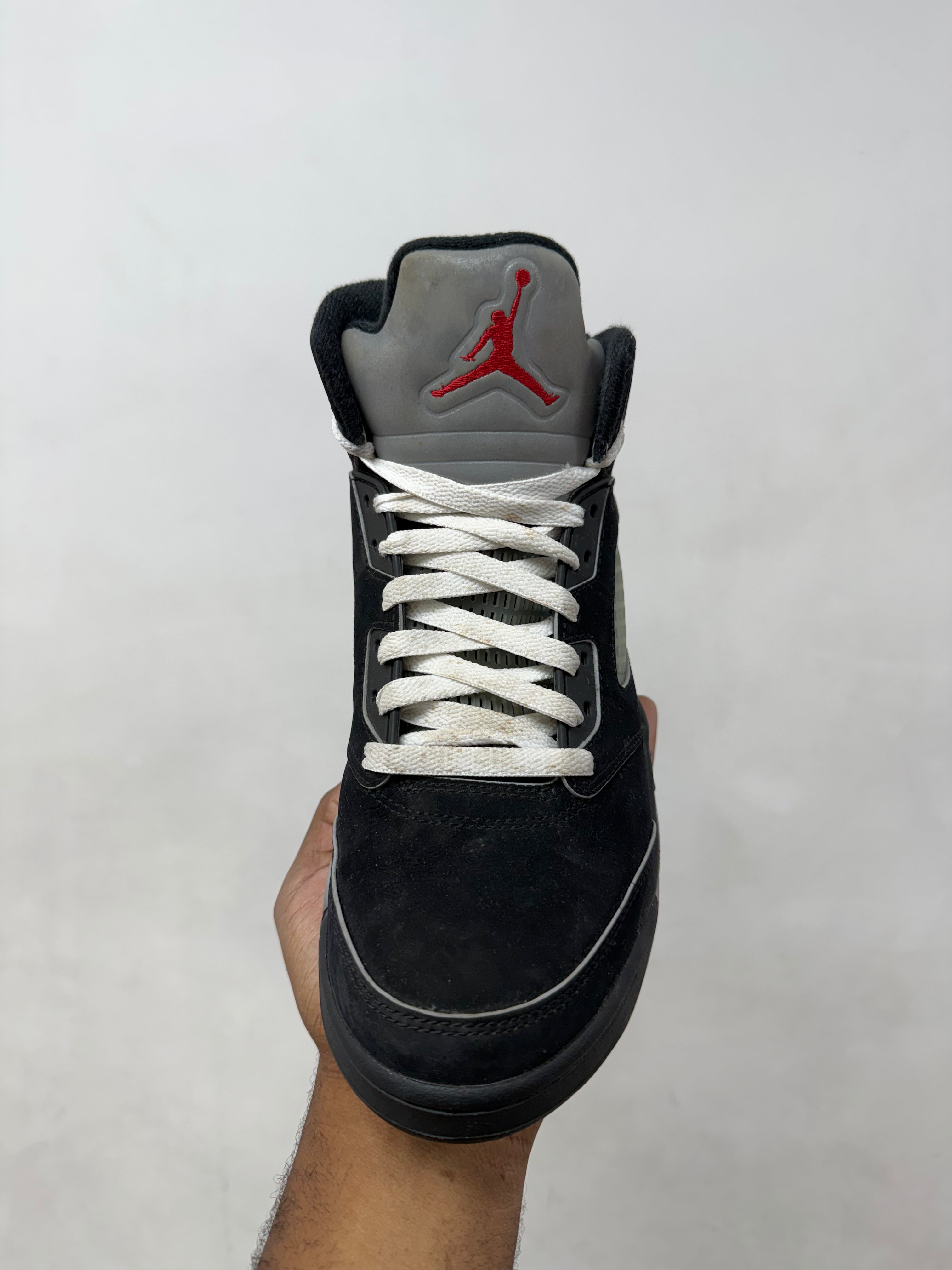 Jordan 5 Black Metallic Sneakers