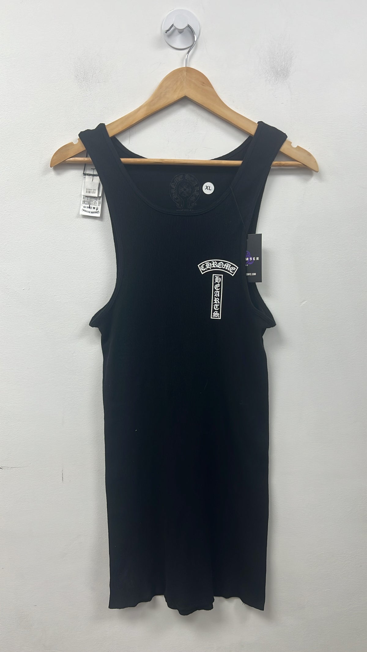 Chrome Hearts Black T Bar Tank Top