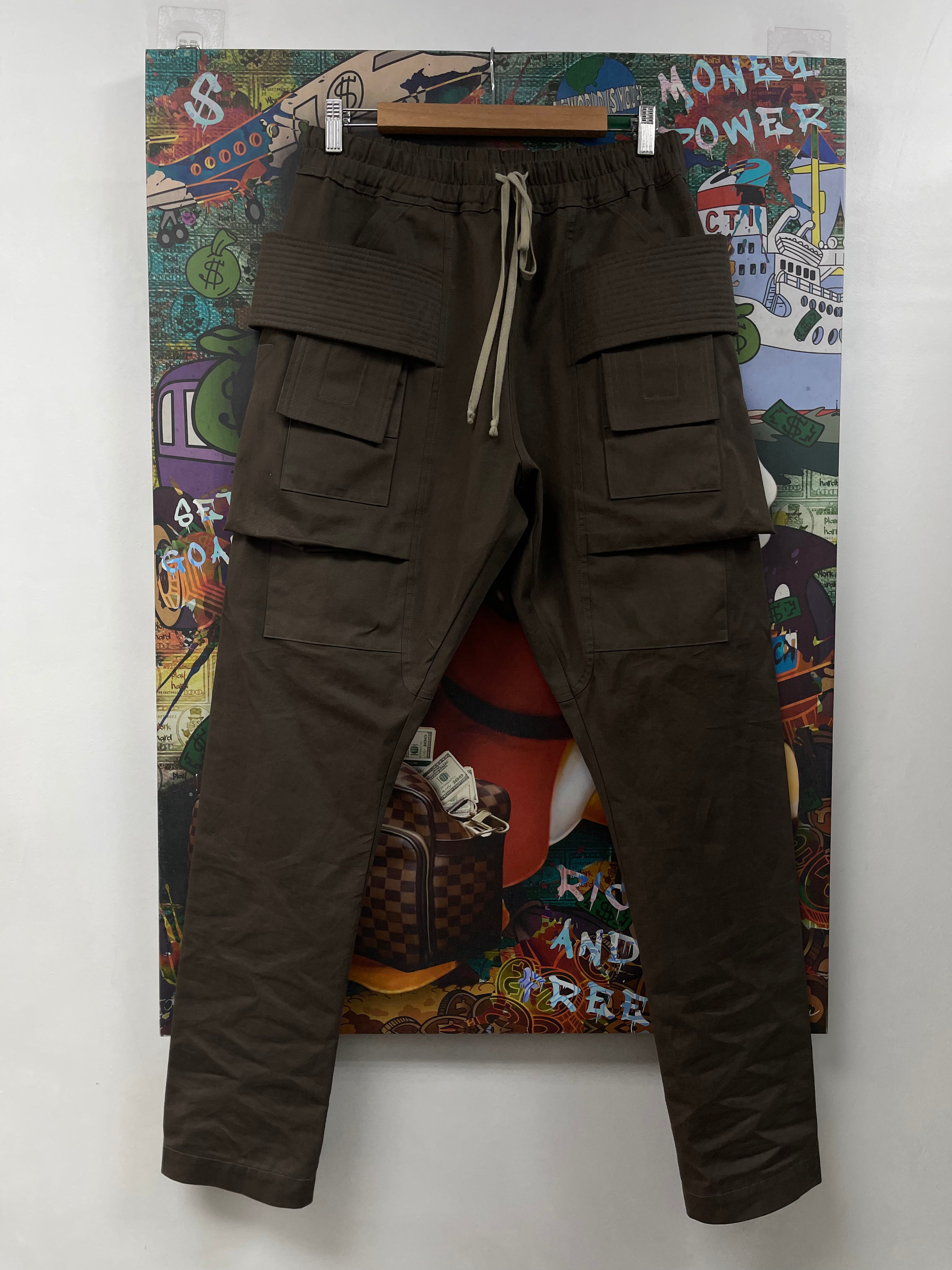 Rick Owens Dark Dust Creatch Cargo Pants