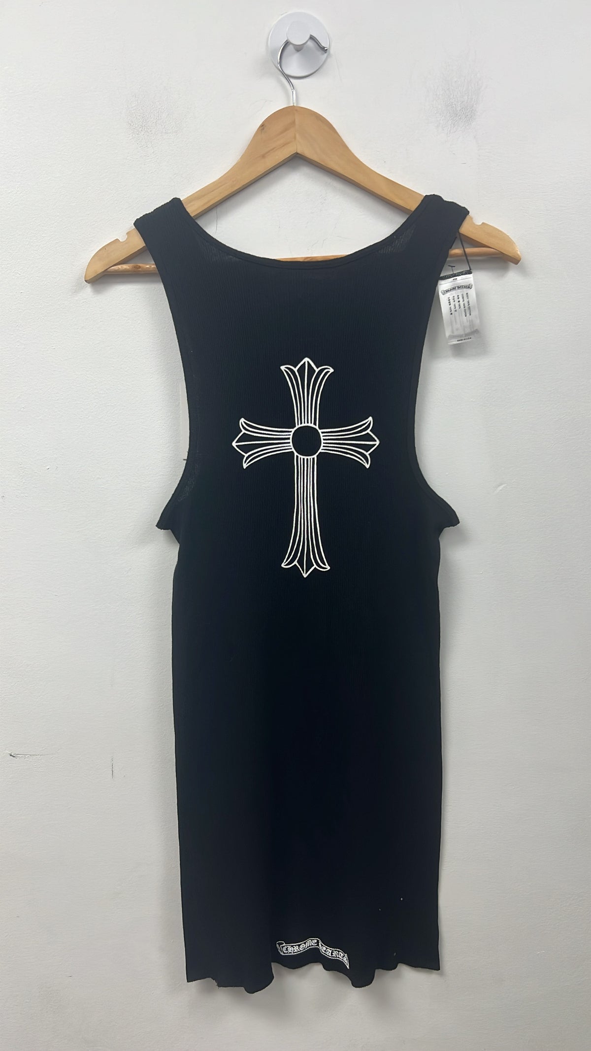 Chrome Hearts Black T Bar Tank Top