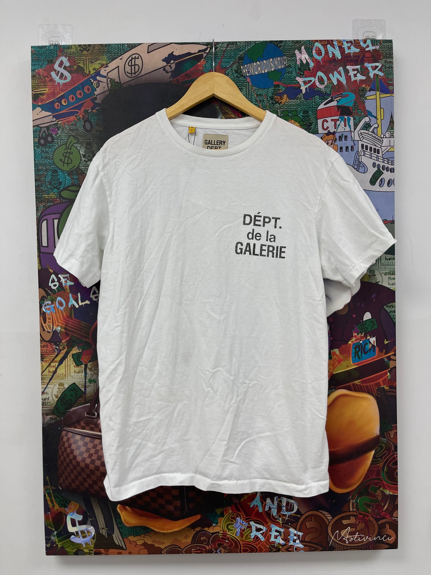 Gallery Dept Tee White  Used Medium N/A