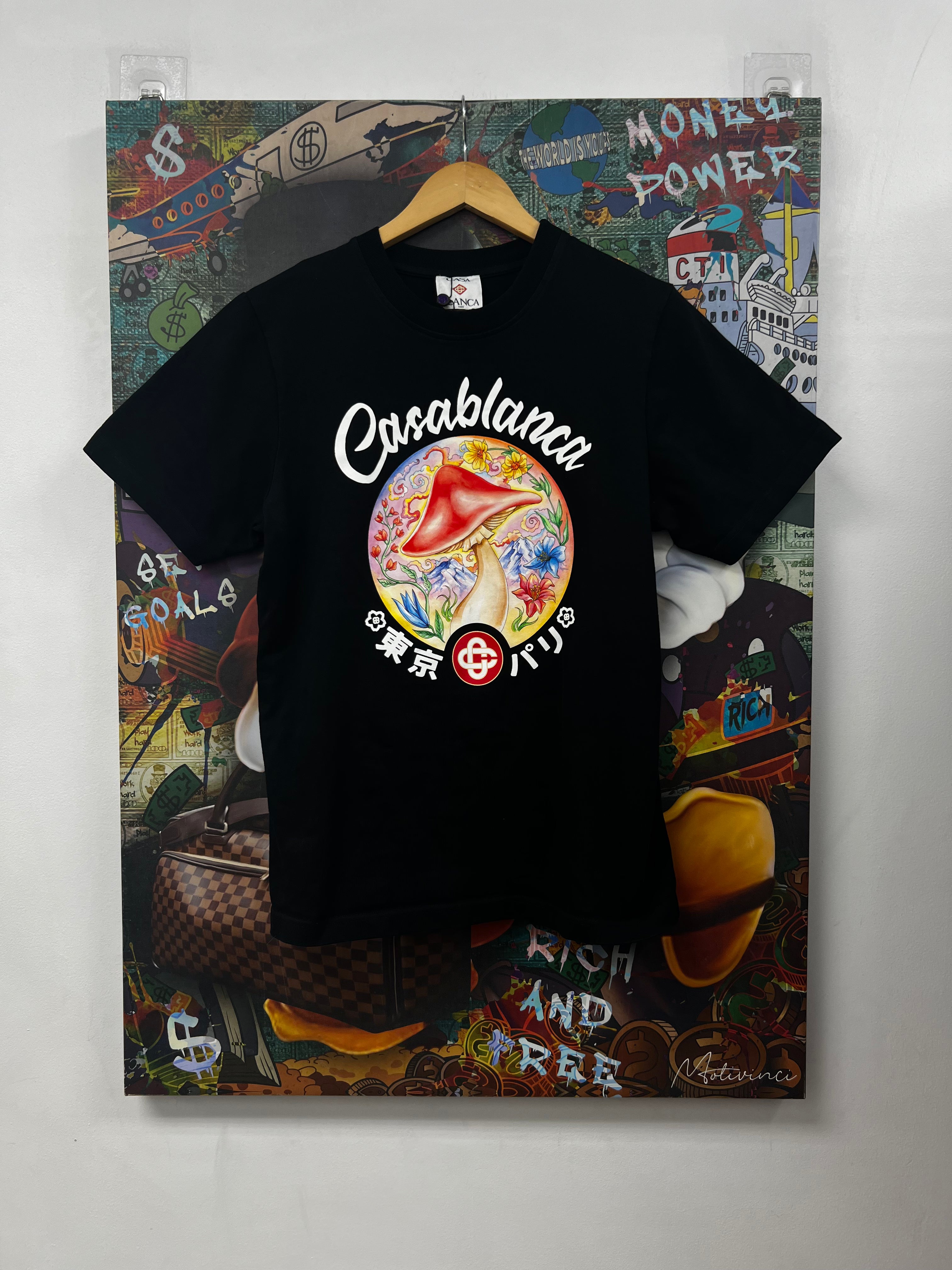 Casablanca Black Psychadelic Tee