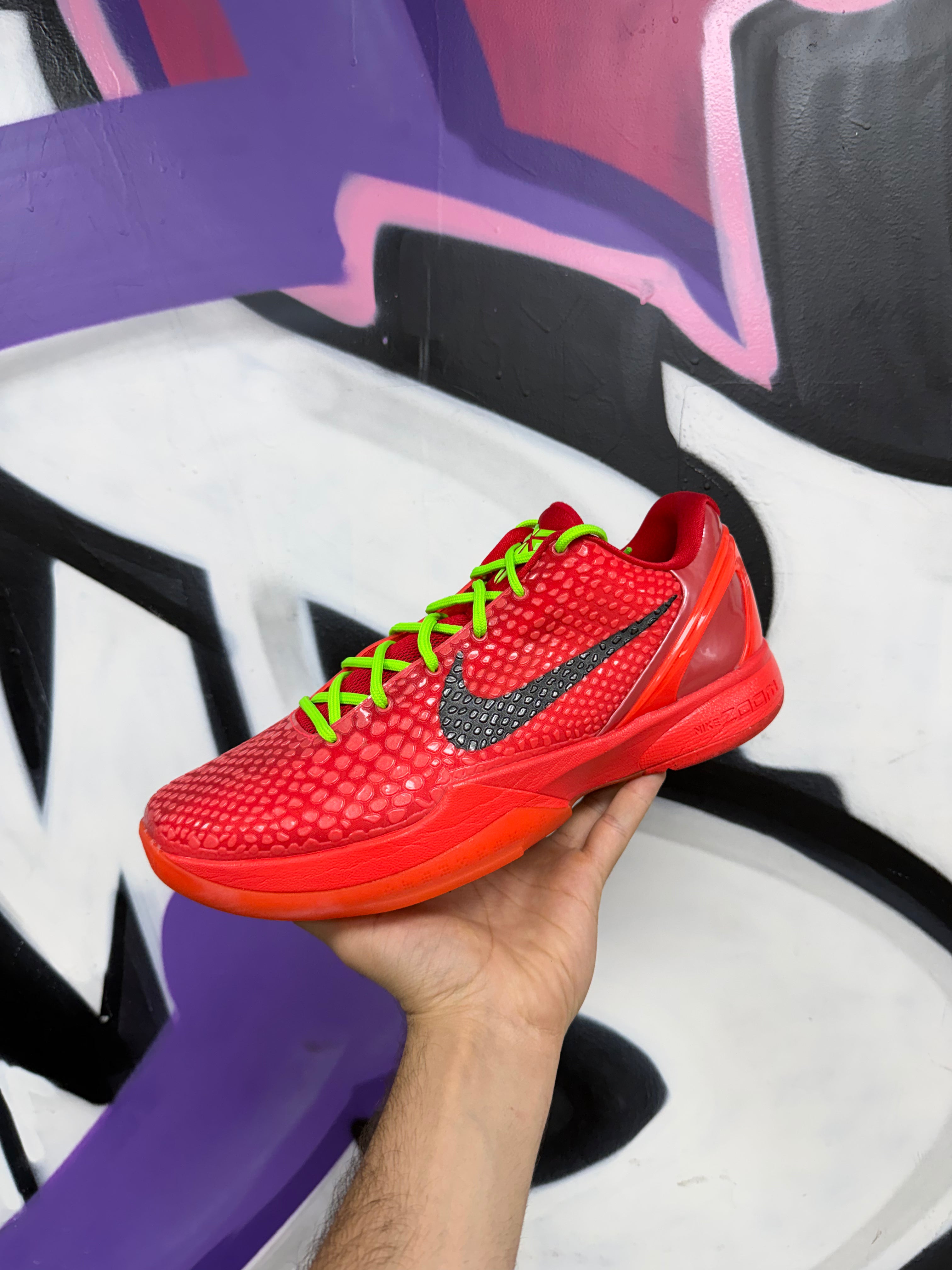 Nike Kobe 6 Protro Reverse Grinch Sneakers