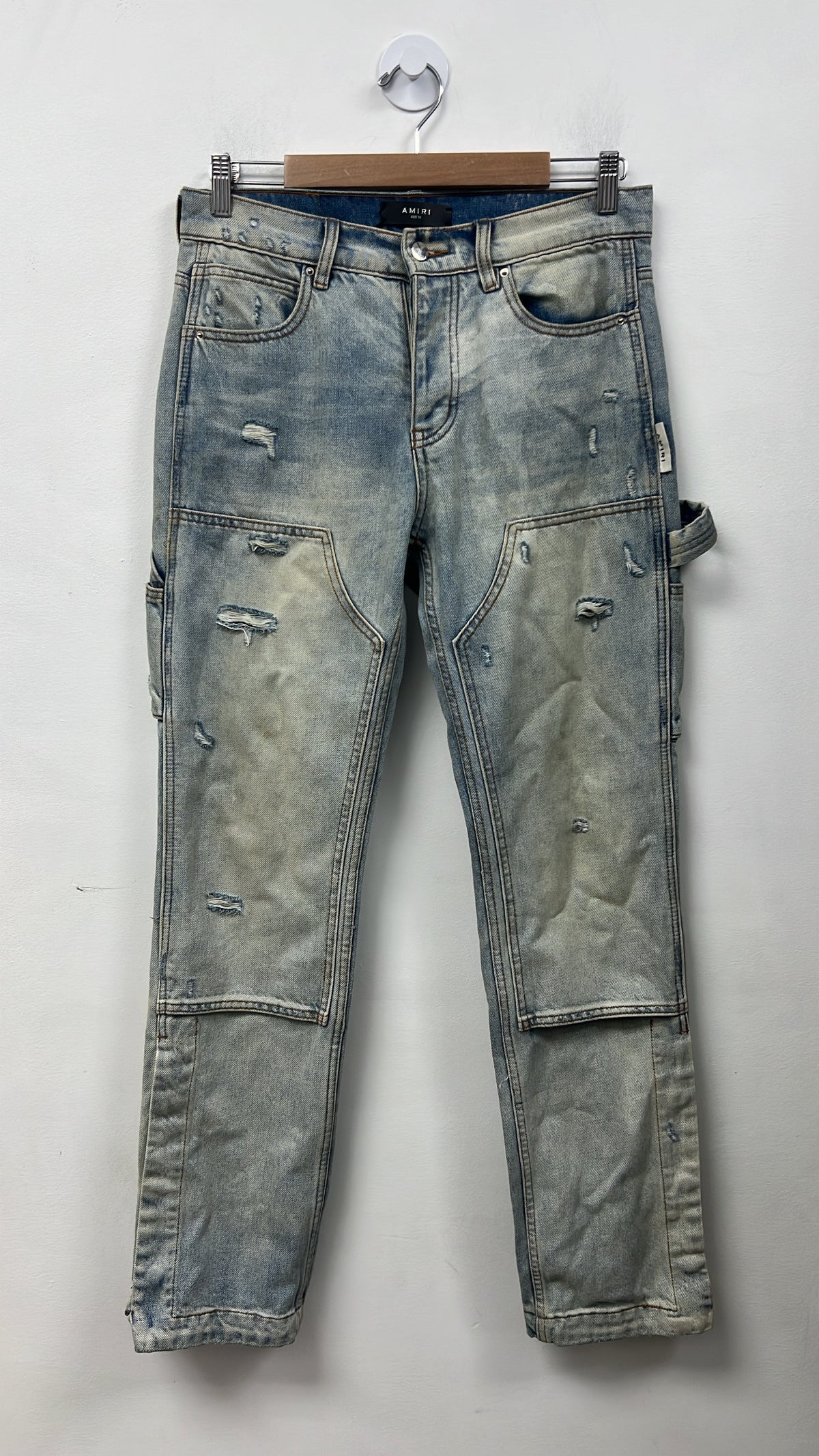 Amiri Light Wash Carpetner Jeans