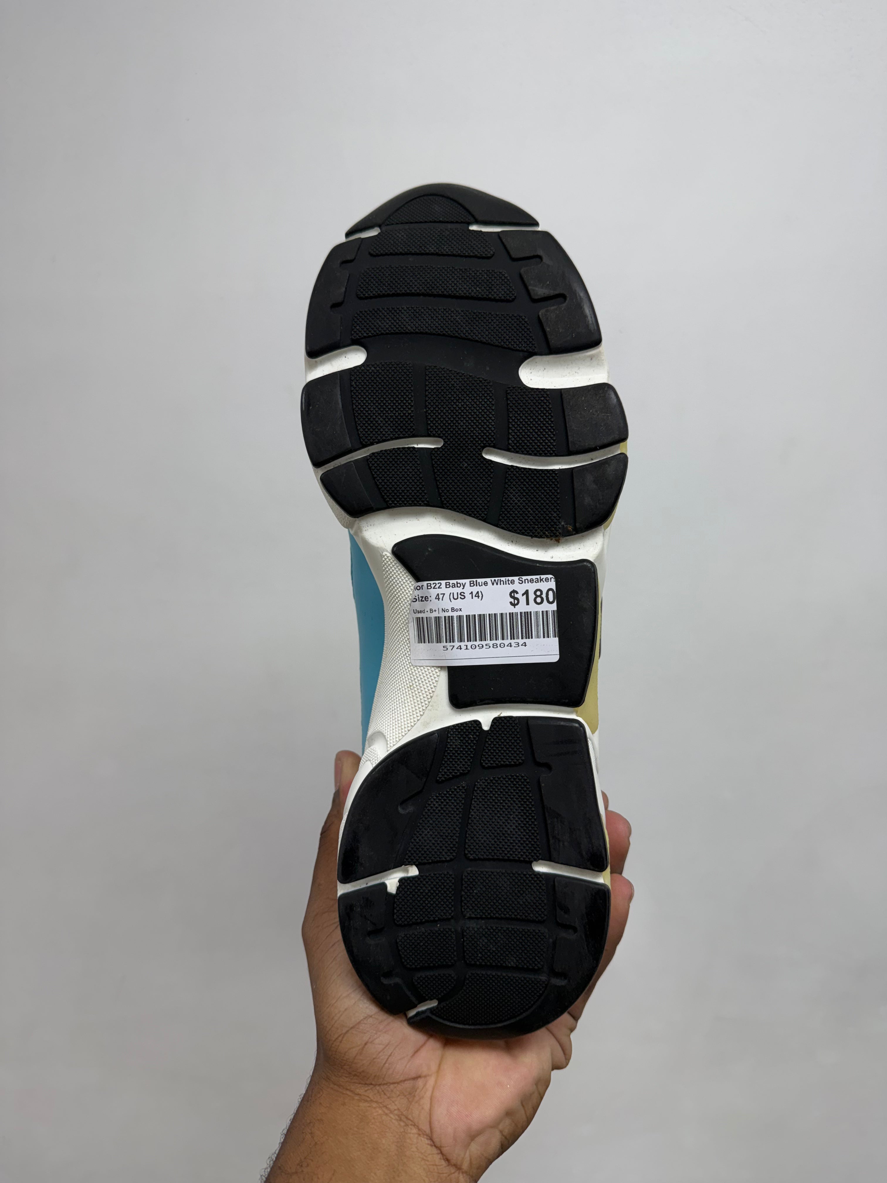 Dior B22 Baby Blue White Sneakers