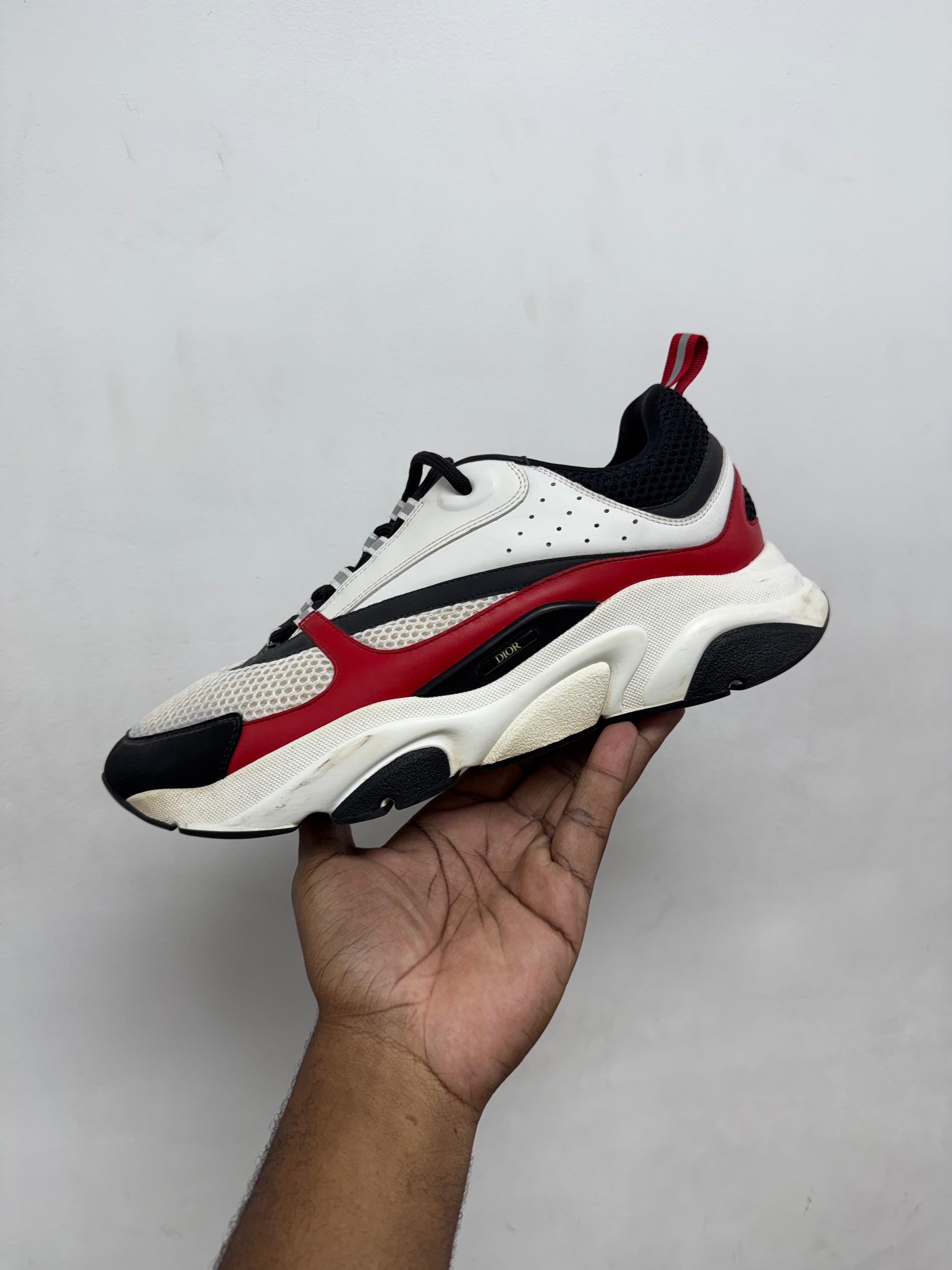 Dior B22 Black Red Sneakers