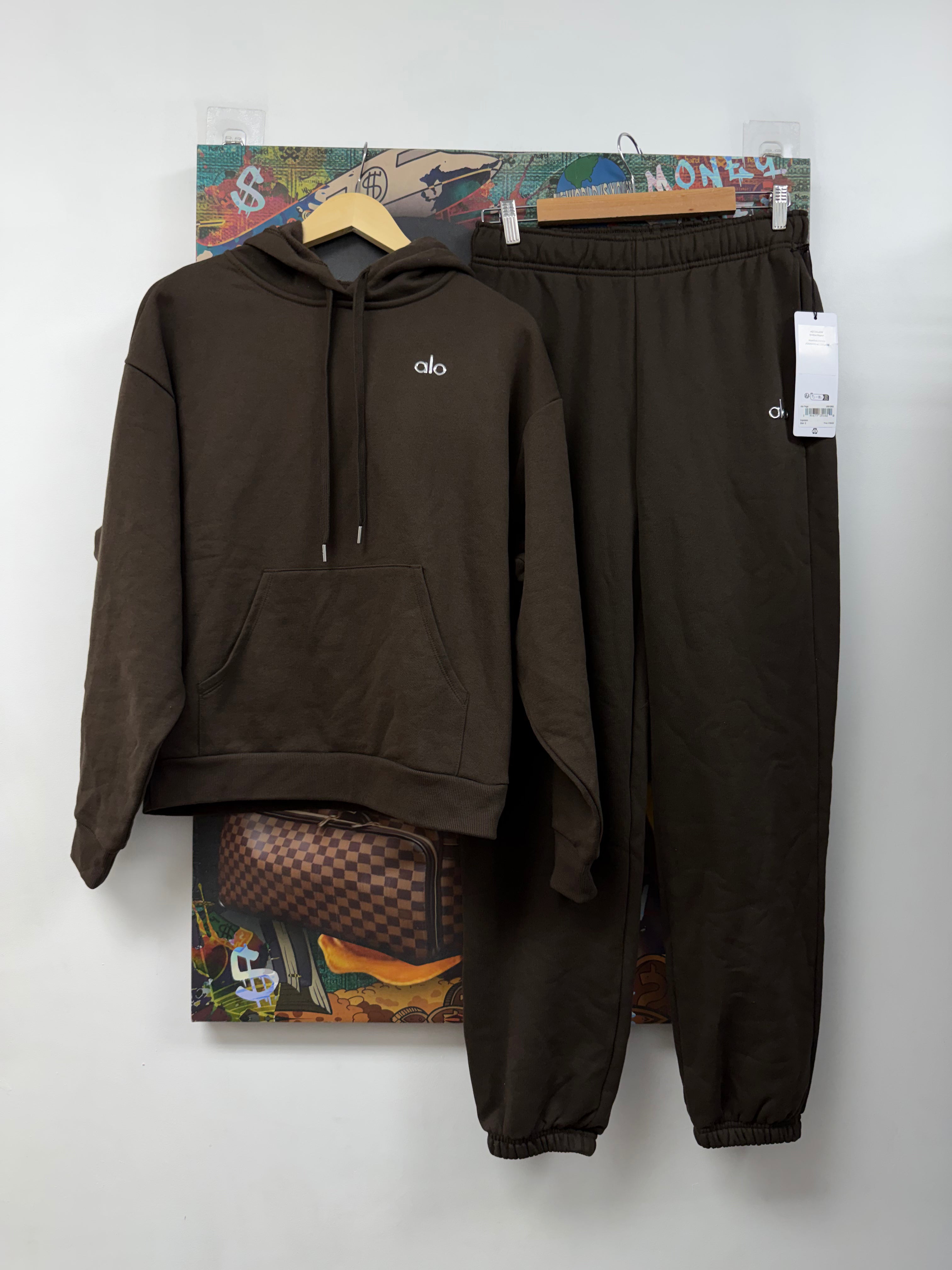 Alo Brown Accolade Sweatsuit