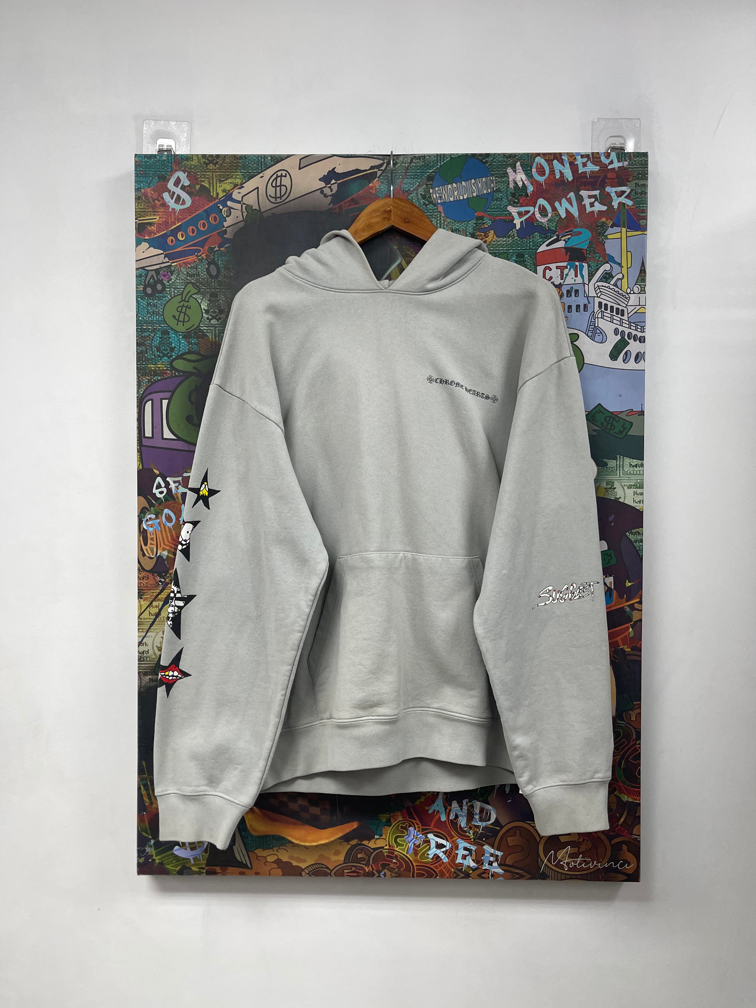 Chrome Hearts Matty Boy Grey Suggest Hoodie