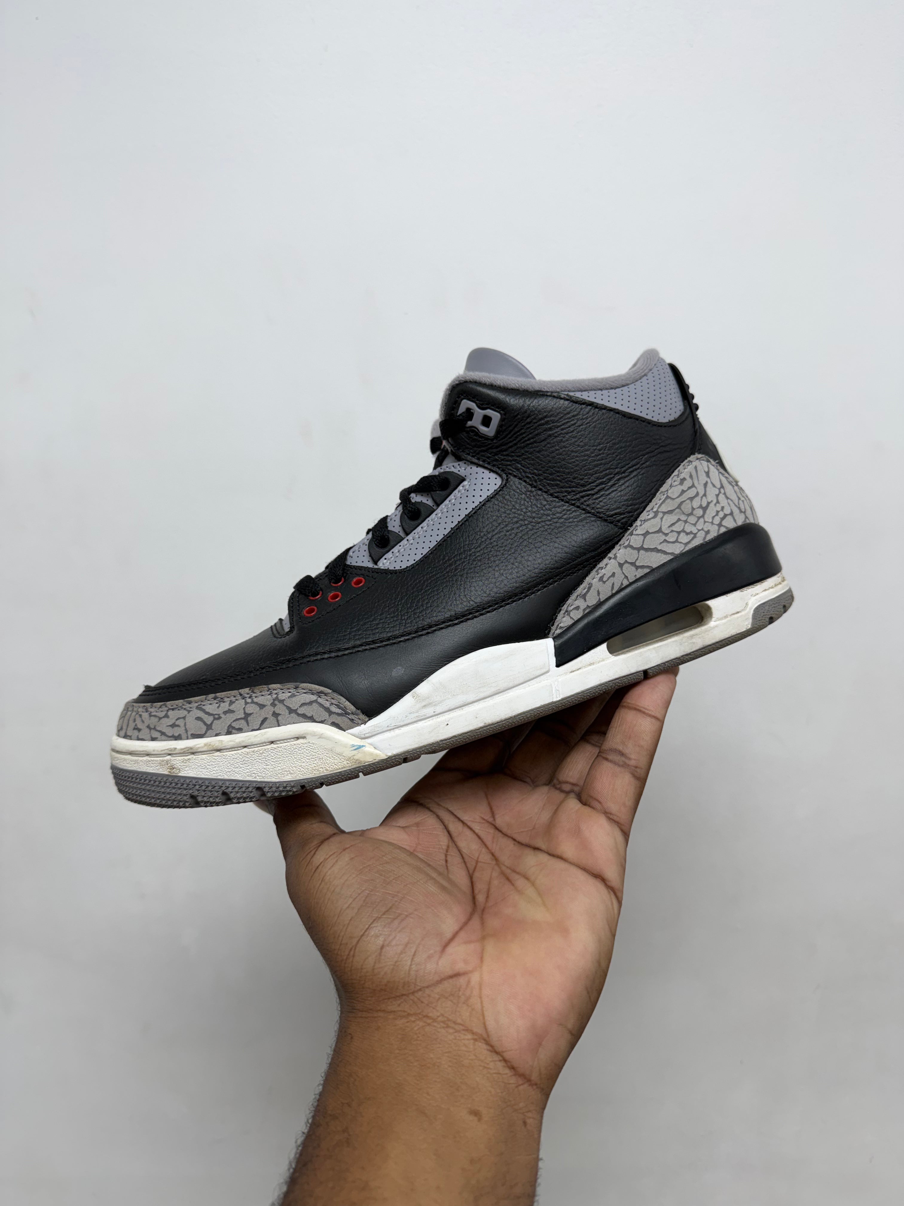 Jordan 3 Black Cement Sneakers