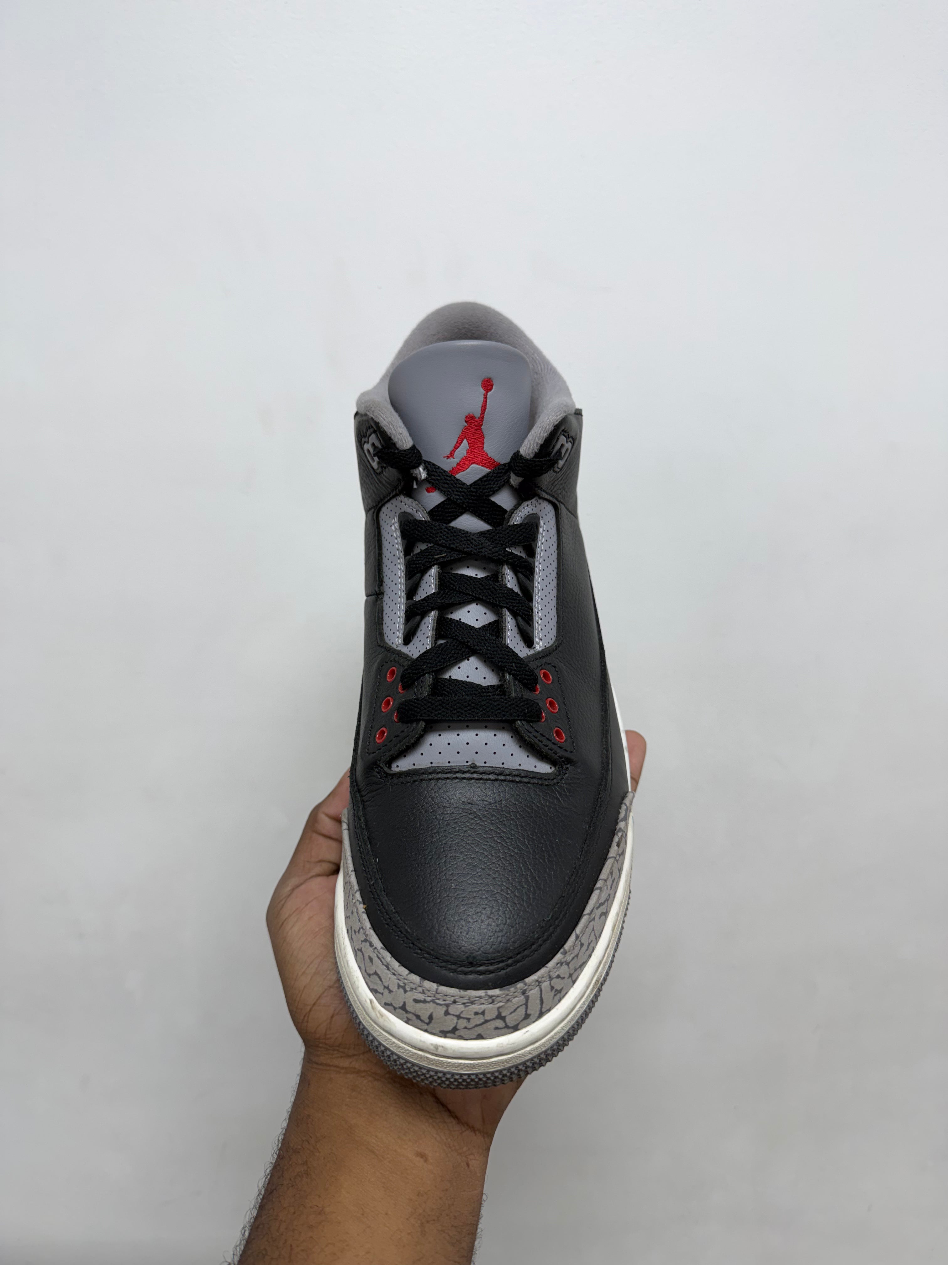 Jordan 3 Black Cement Sneakers
