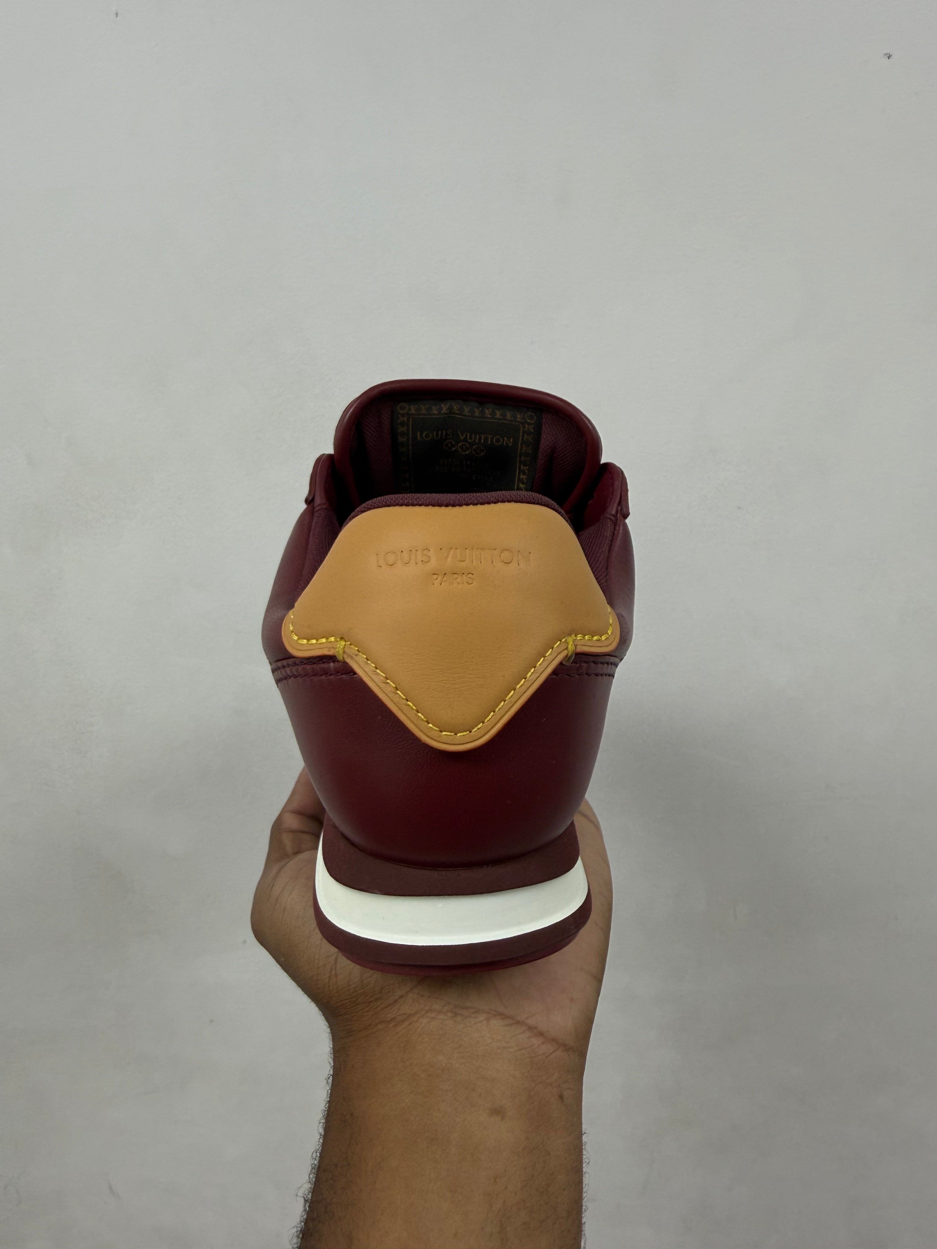 Louis Vuitton Burgundy Buttersoft Sneakers