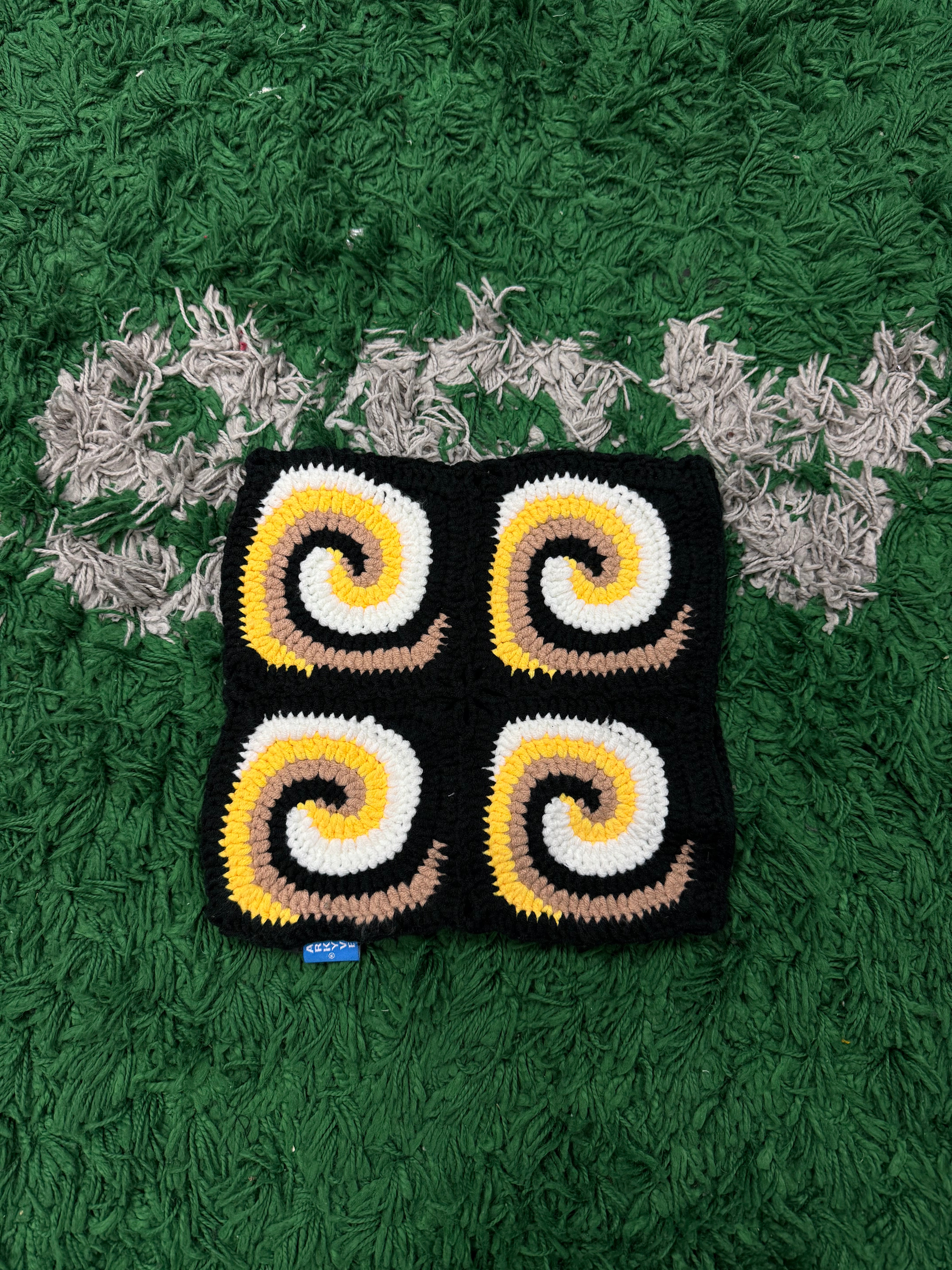Arkyve Desert Spiral Crochet Cat Hat