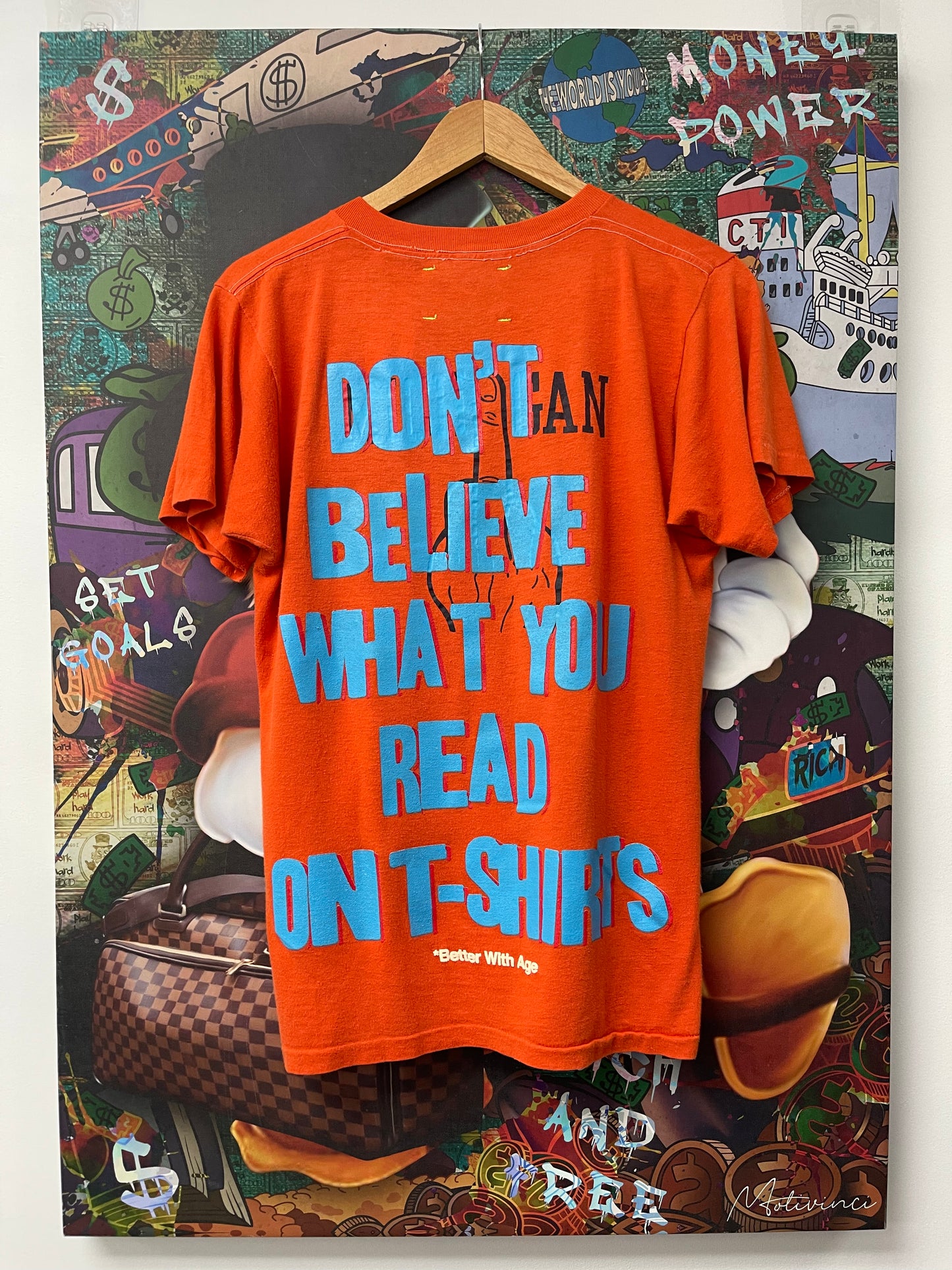 Better With Age Fake Tee New With Tags