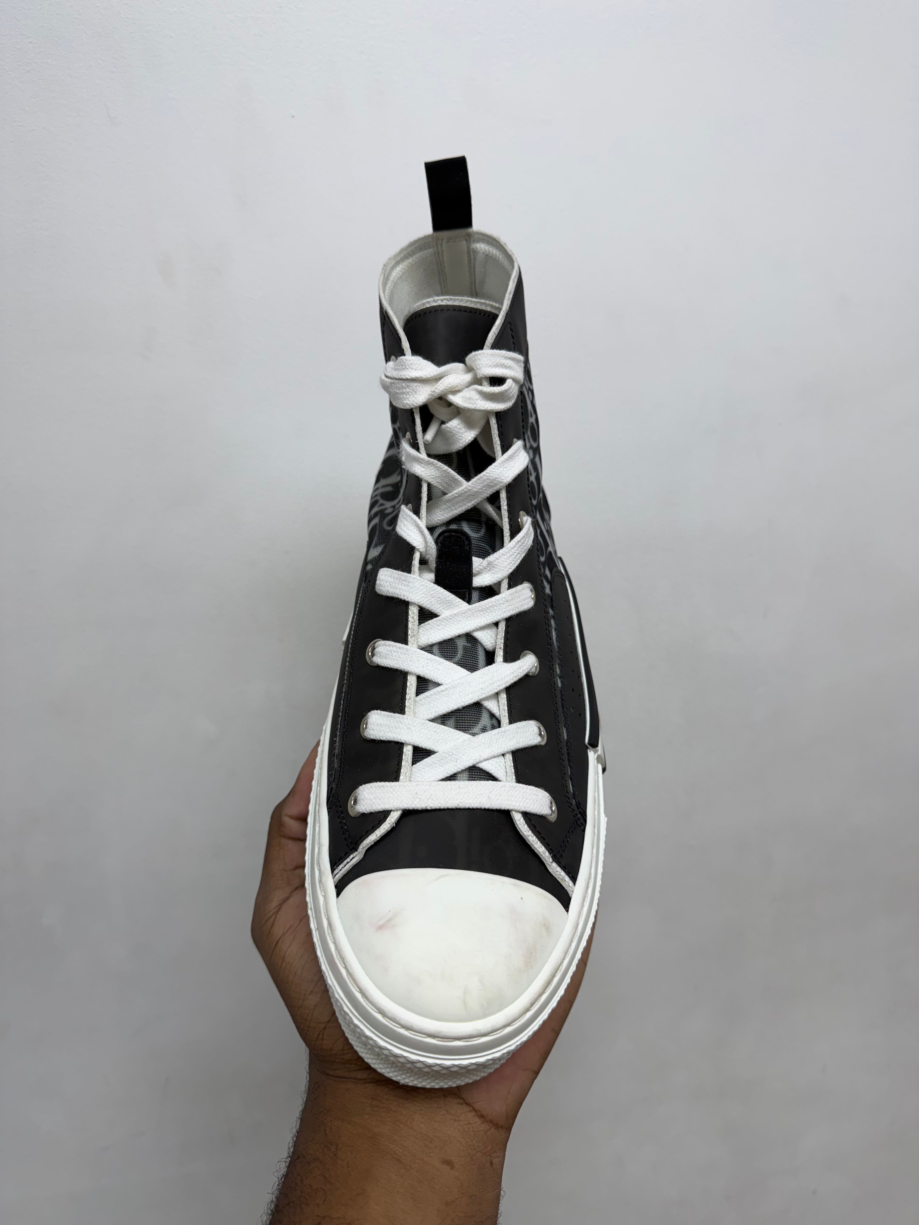 Dior B23 Black White Oblique Sneakers